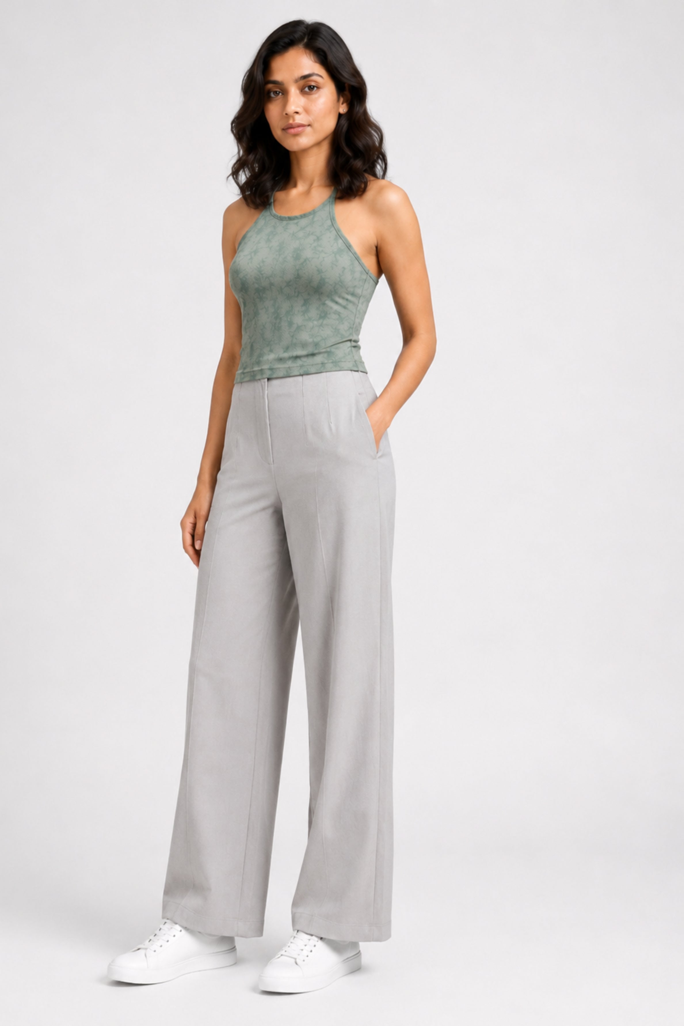 MODANO Casual Top - Olive