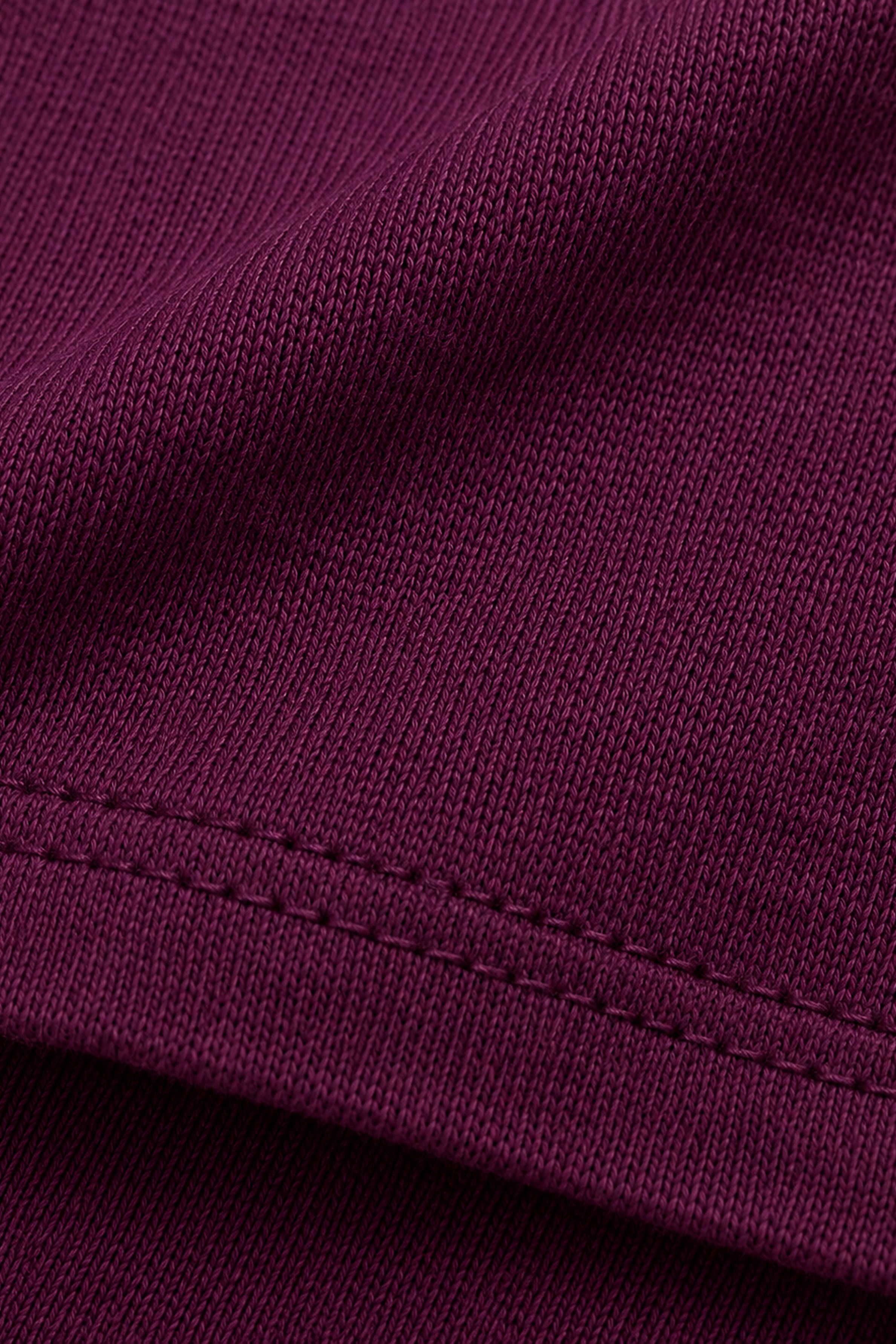 LOLI Women's Crew Neck Regular Tees - Maroon