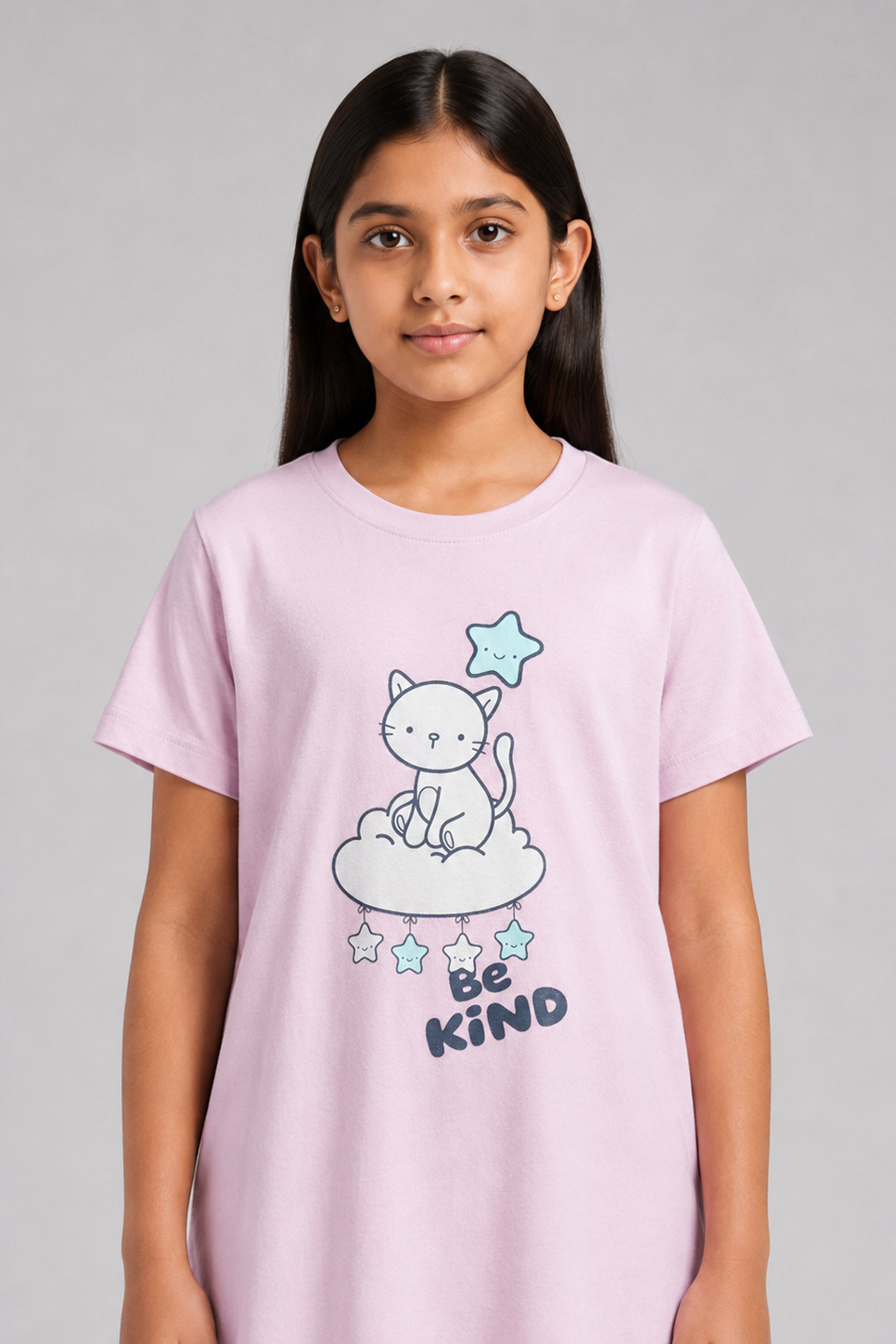 YAWN Kids Girls Night Dress - Pink