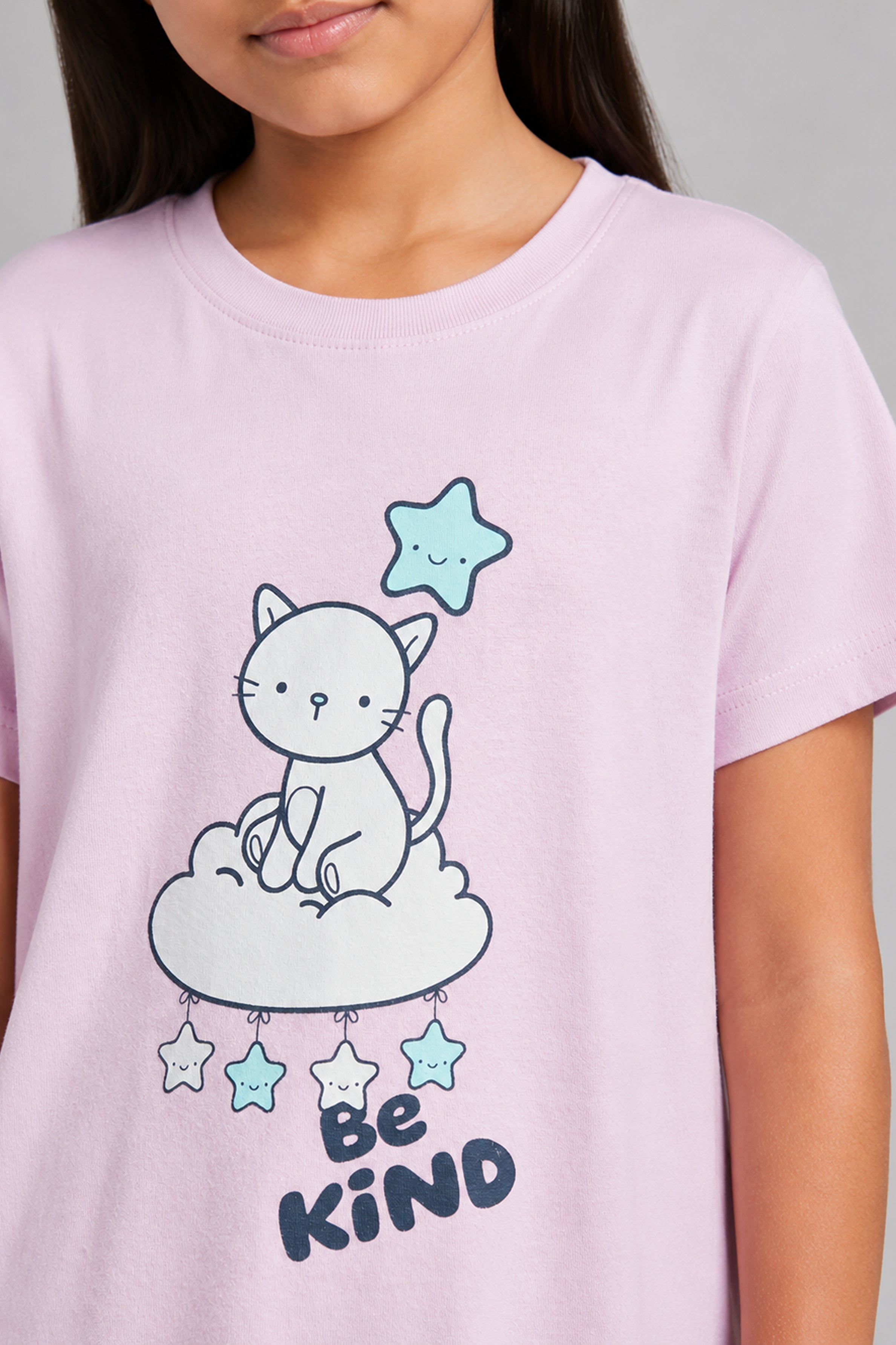YAWN Kids Girls Night Dress - Pink