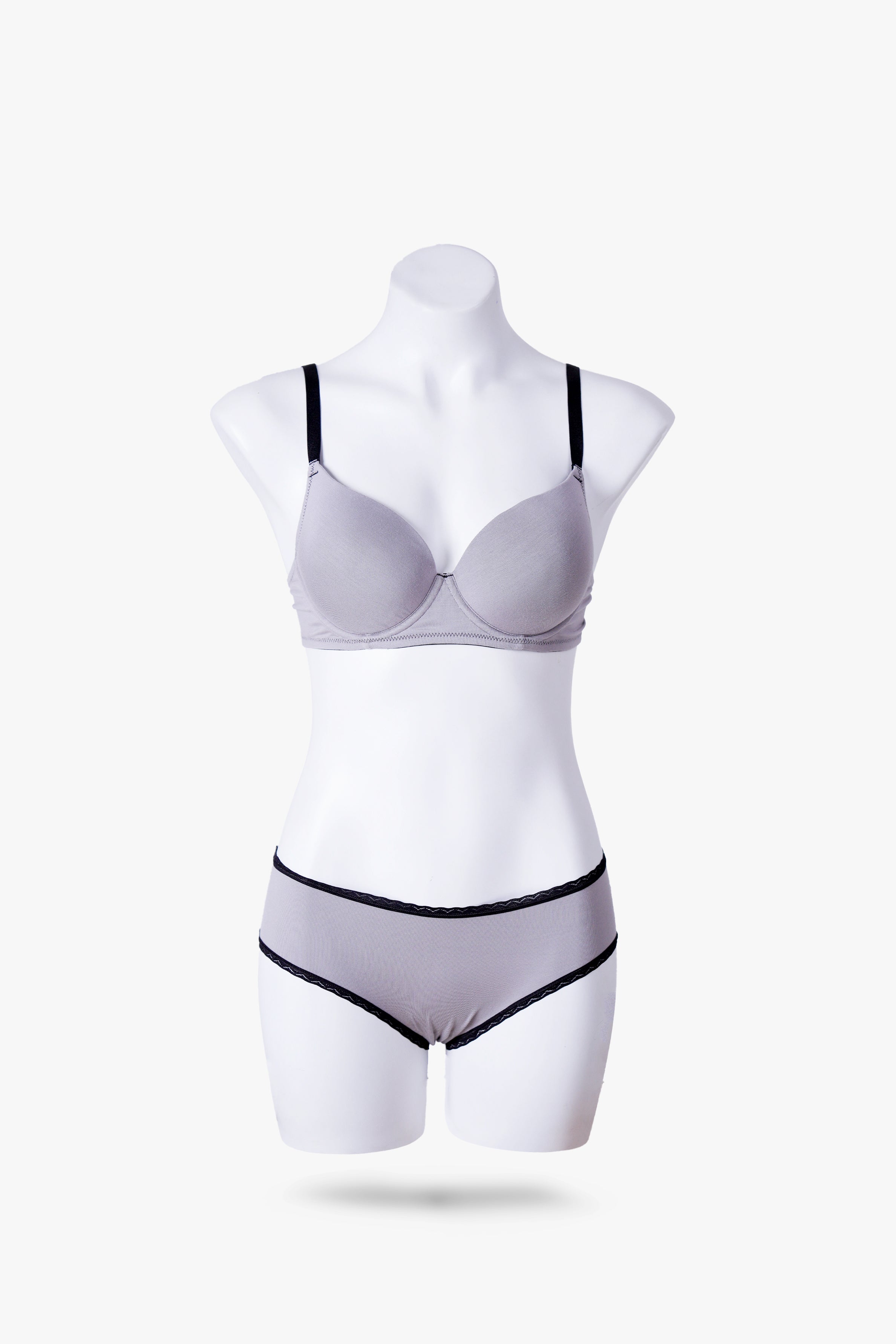Envogue Grey Marl Bra