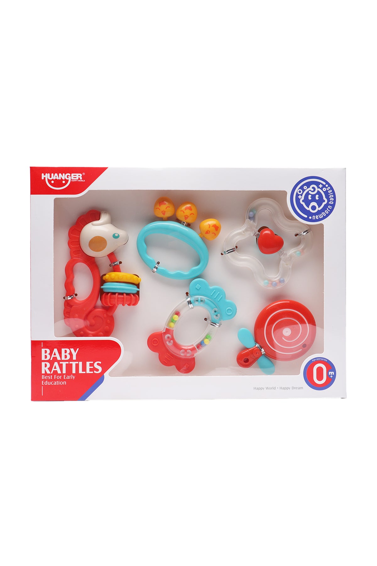 Huanger Baby Rattle Toys (5Pcs)