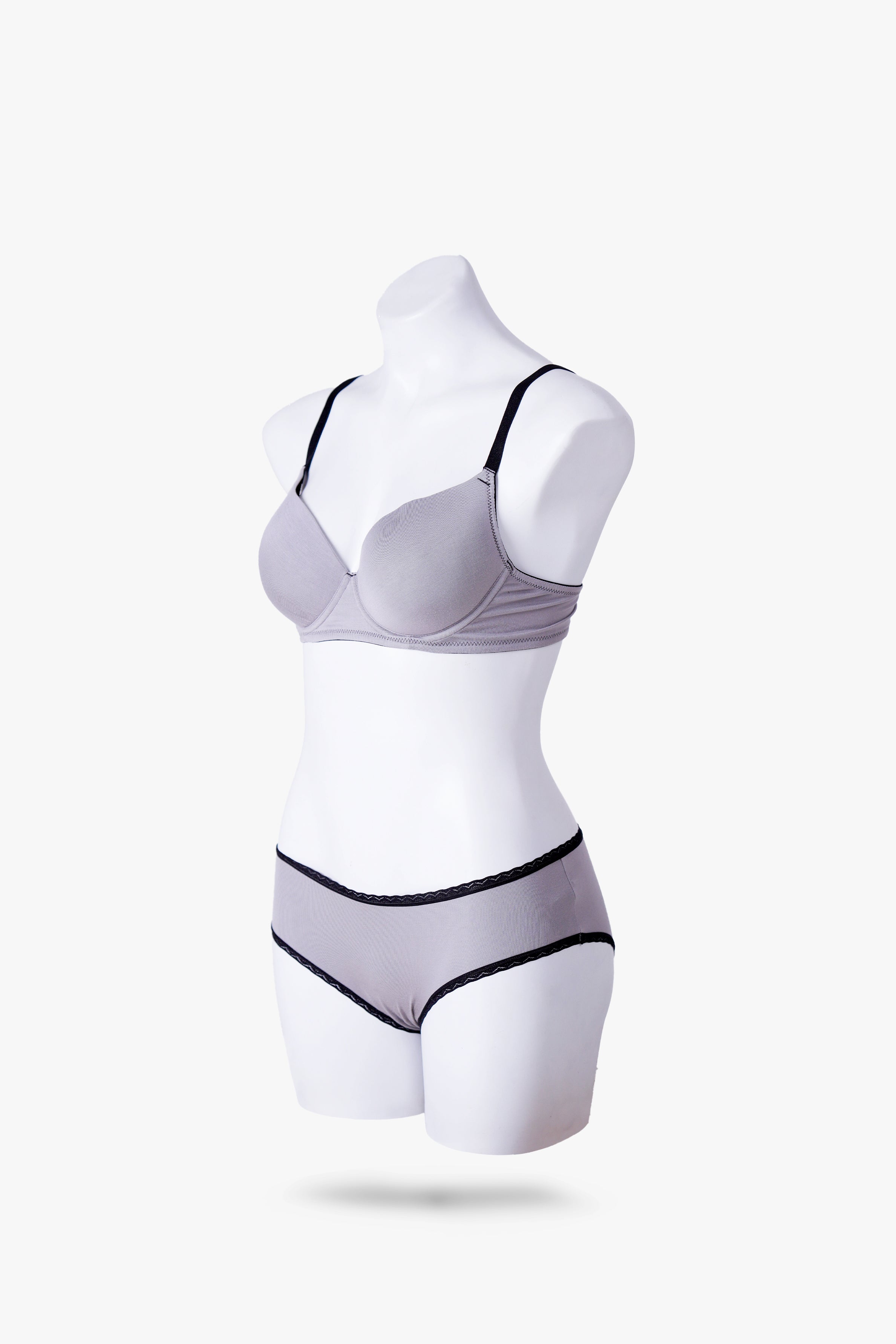 Envogue Grey Marl Bra