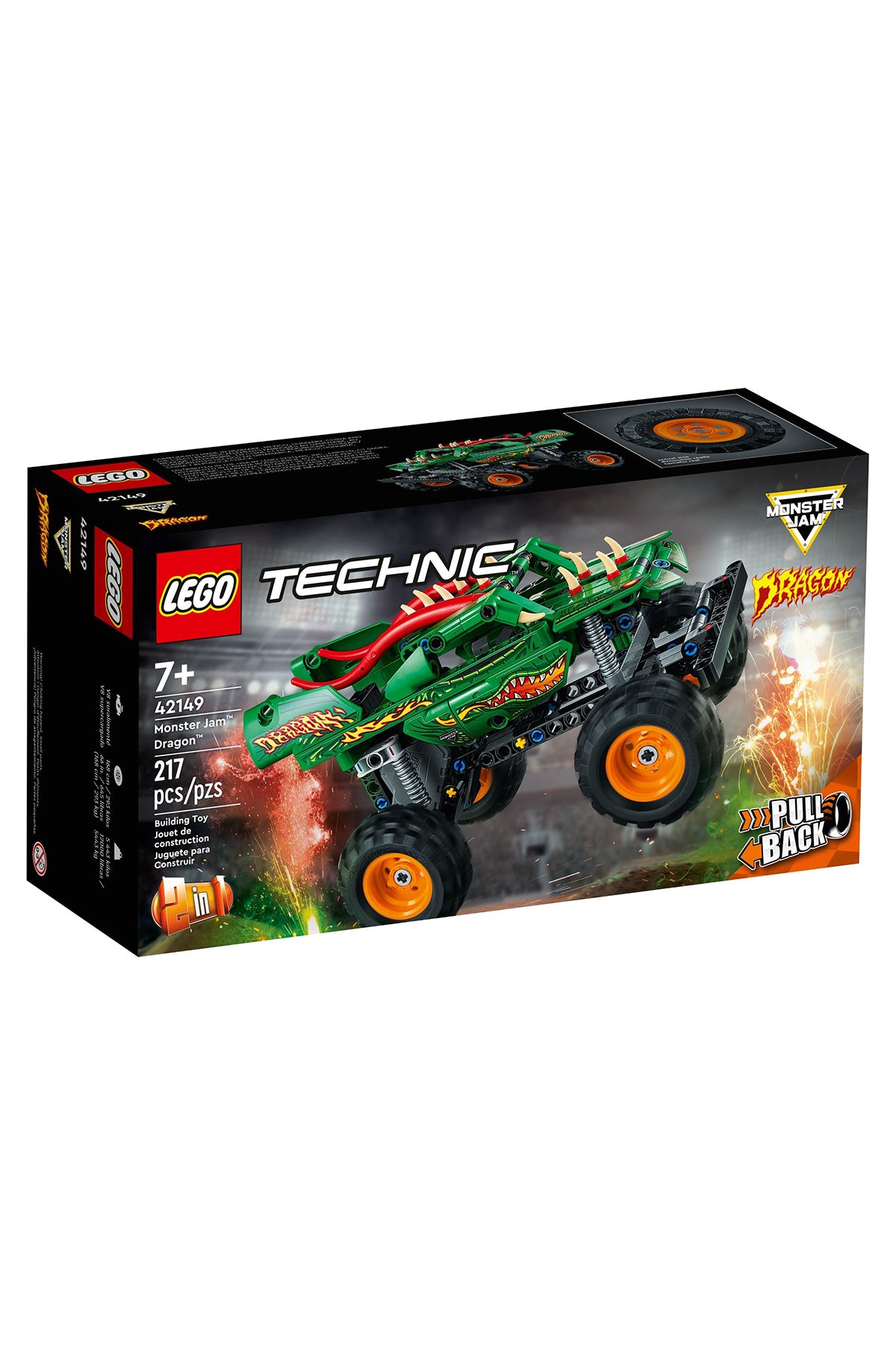 Lego Technic : 2-in-1 Monster Jam Dragon