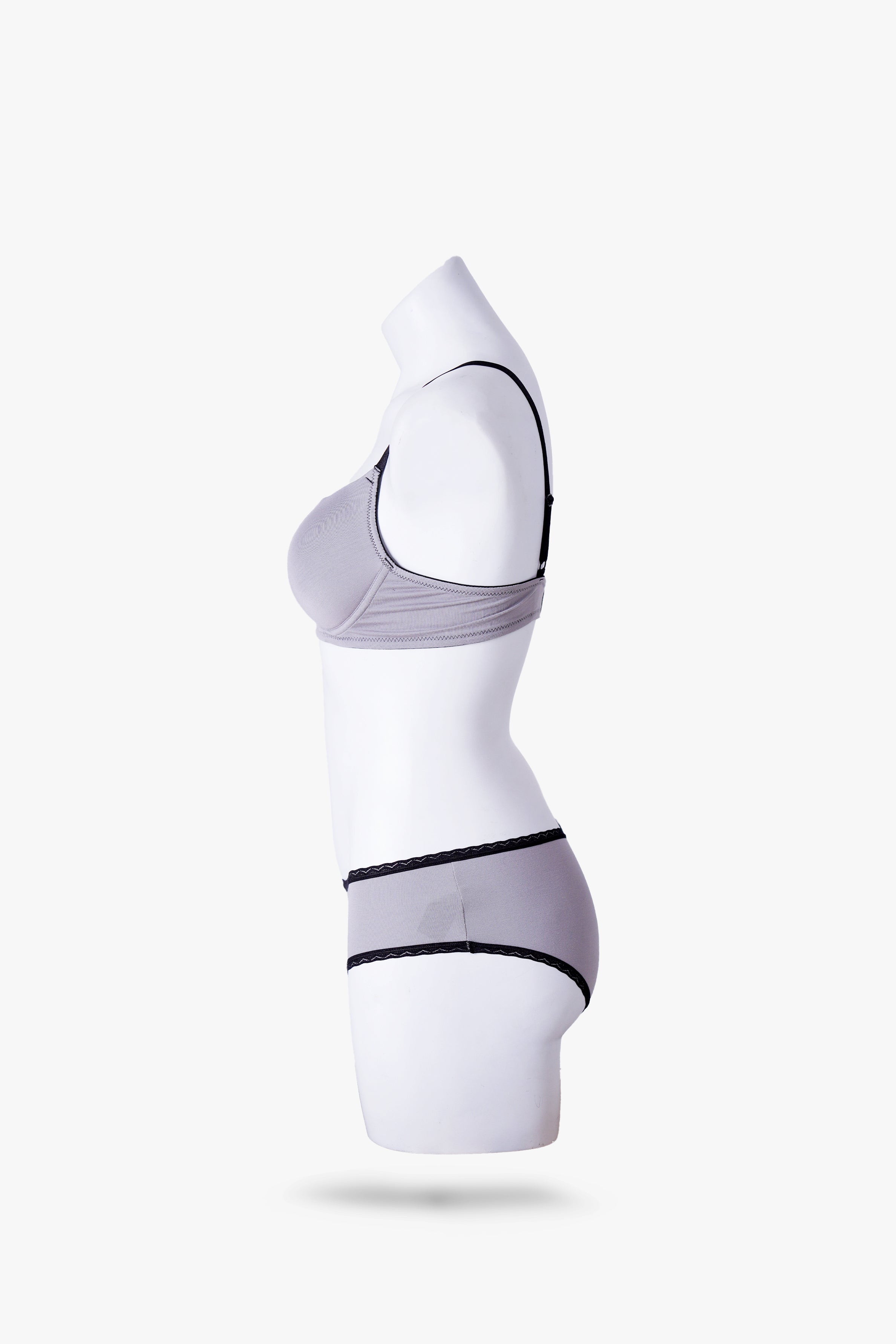 Envogue Grey Marl Bra