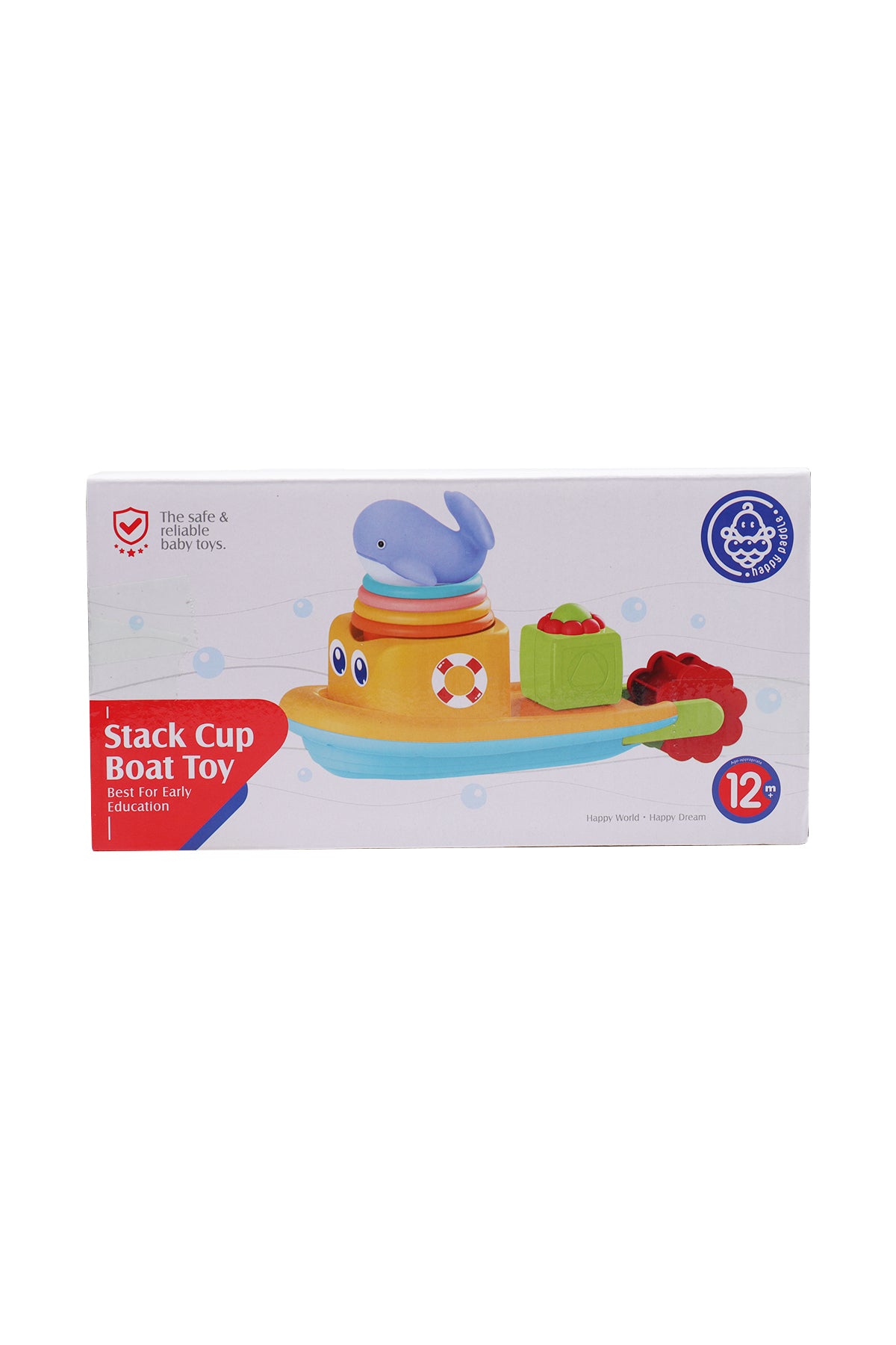 Huanger Baby Stack Cup Bath Boat Toy