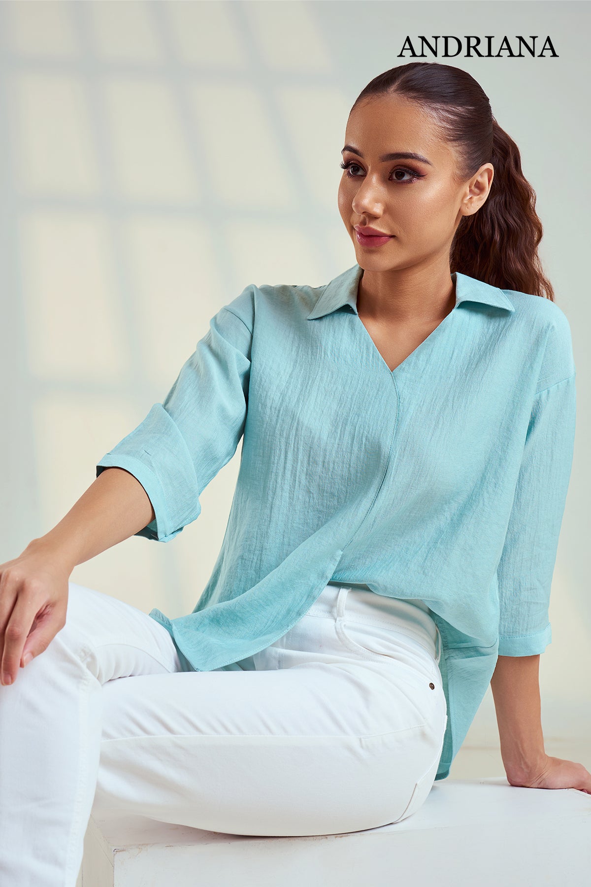 Andriana Women's Office Blouse