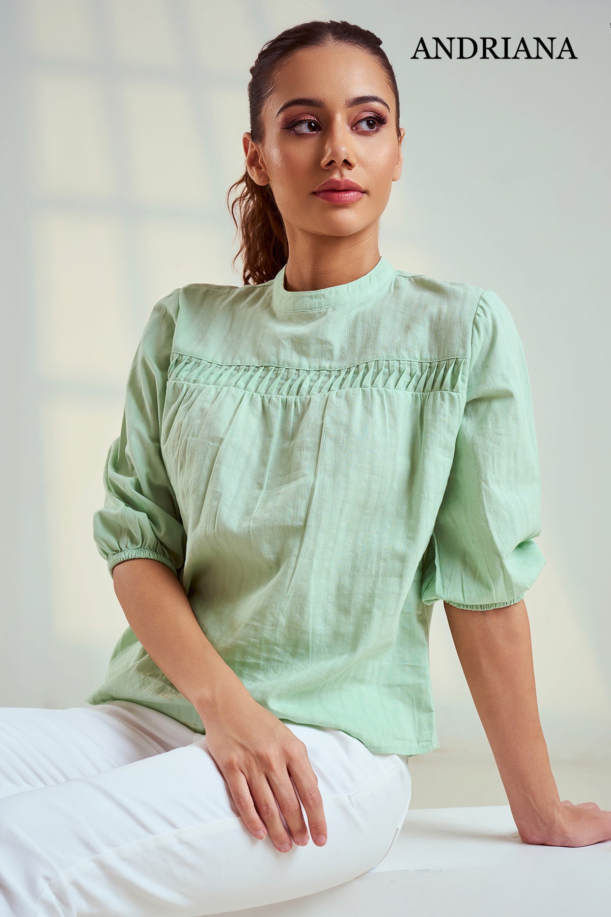 Andriana Women's Office Blouse