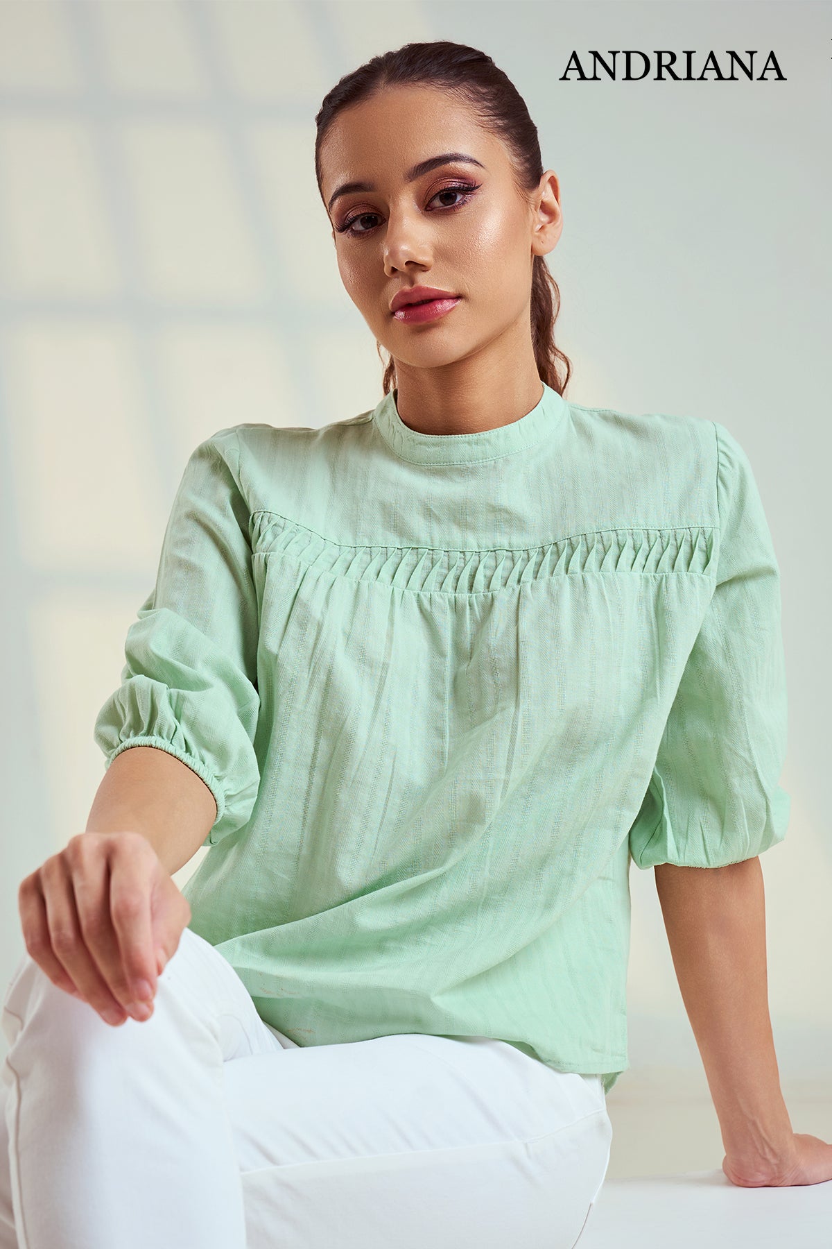 Andriana Women's Office Blouse