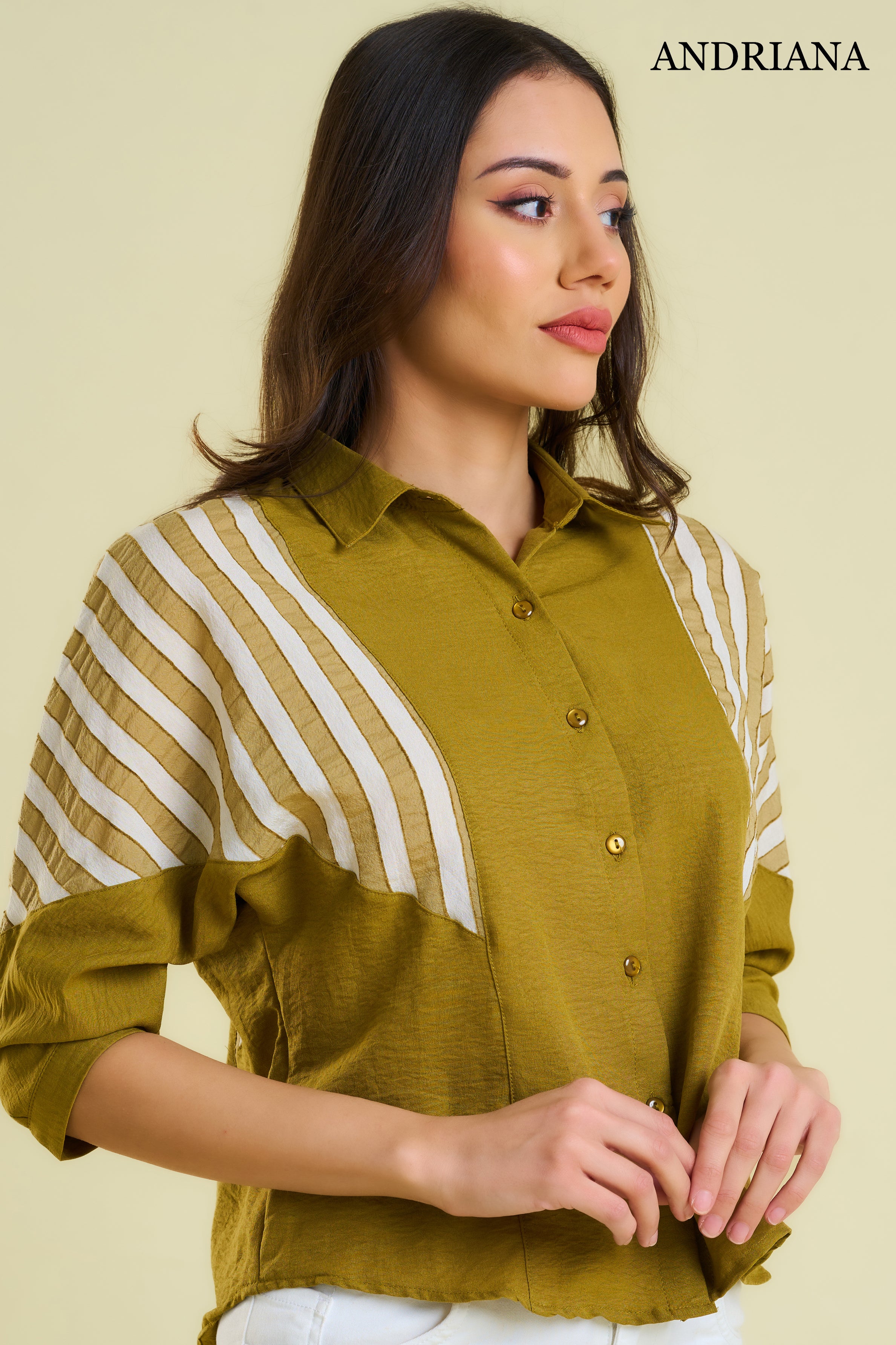 ANDRIANA Women's Formal Blouse