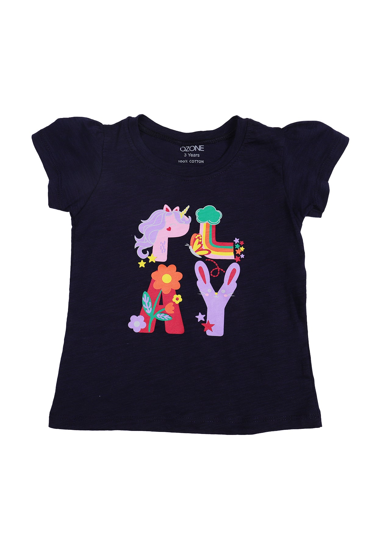 Ozone Kids Girls Casual T-Shirt