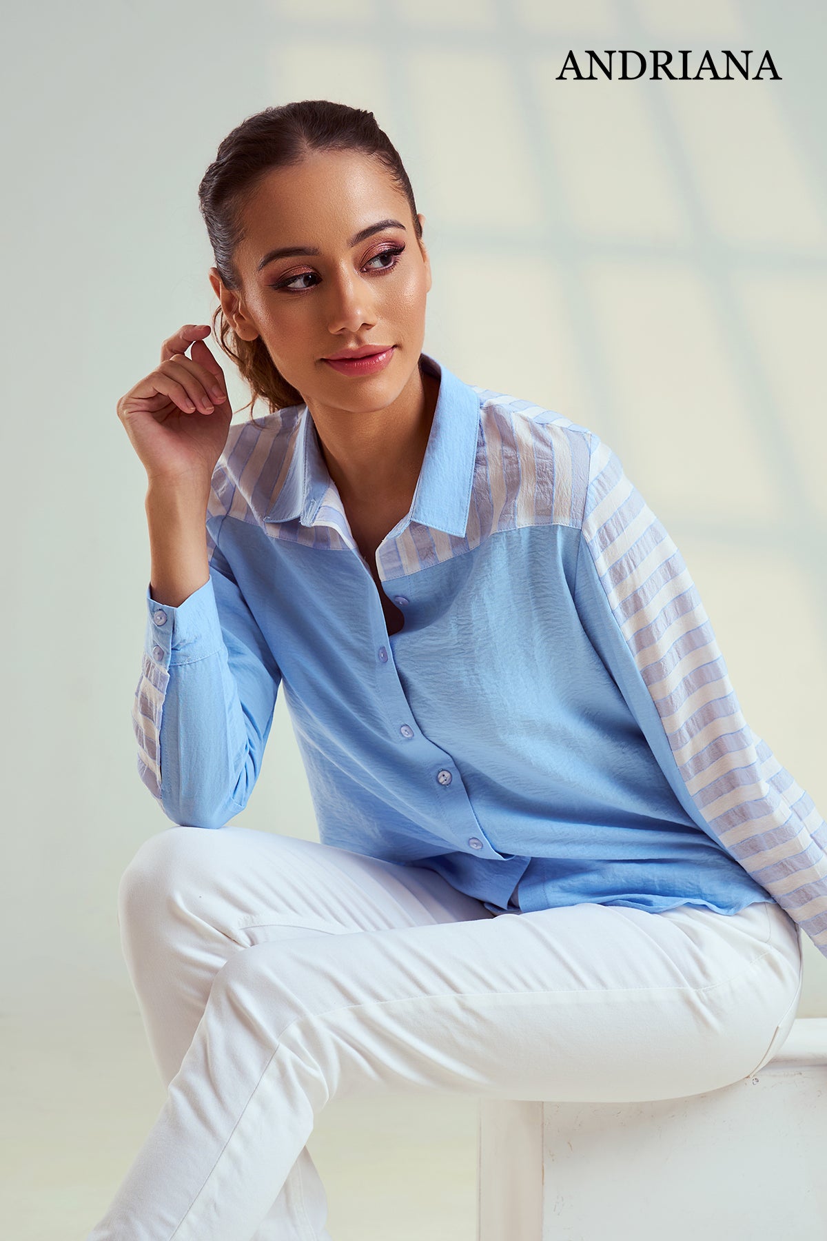 Andriana Women's Office Blouse