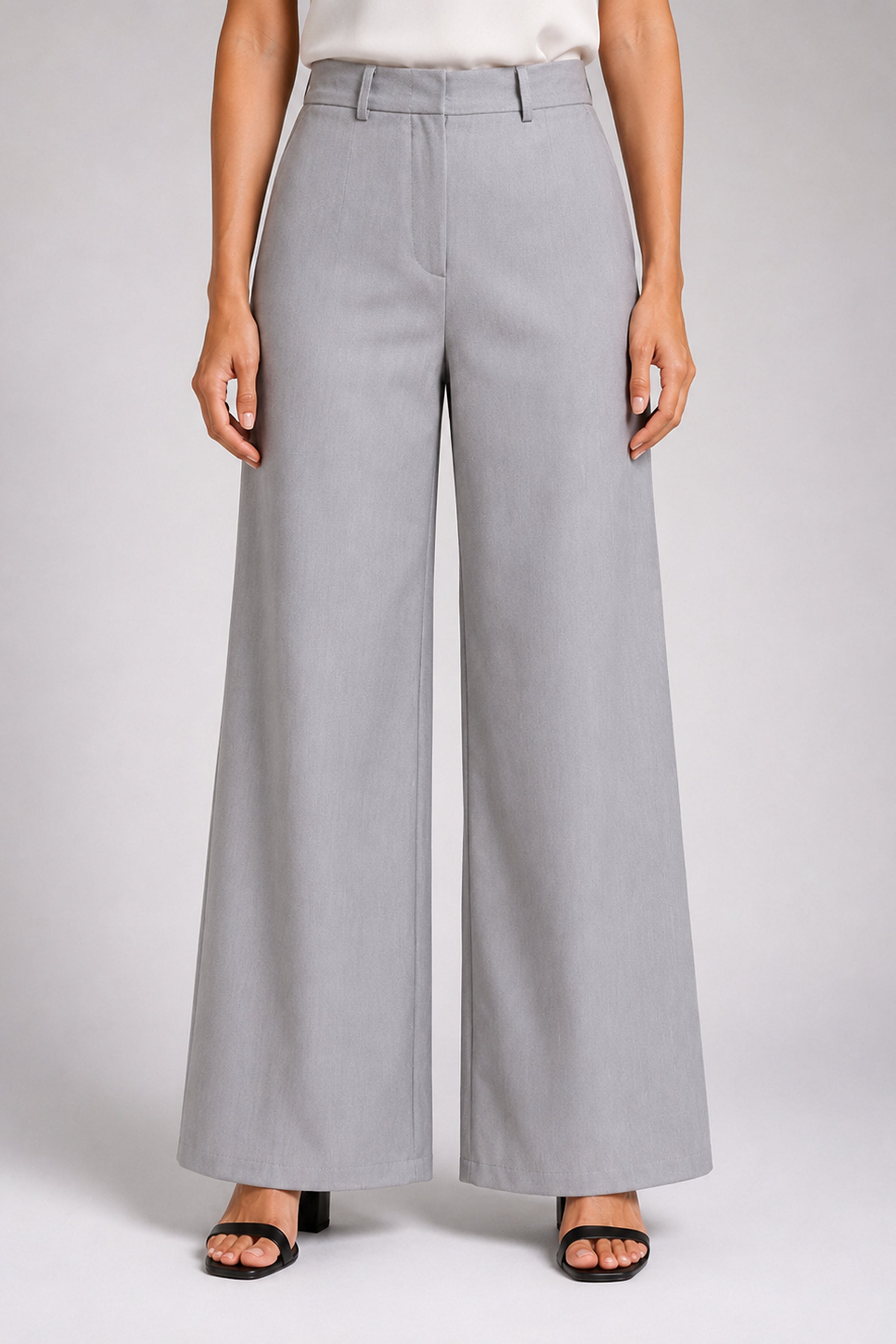 Envogue Forma Wide Leg Pant - Ash