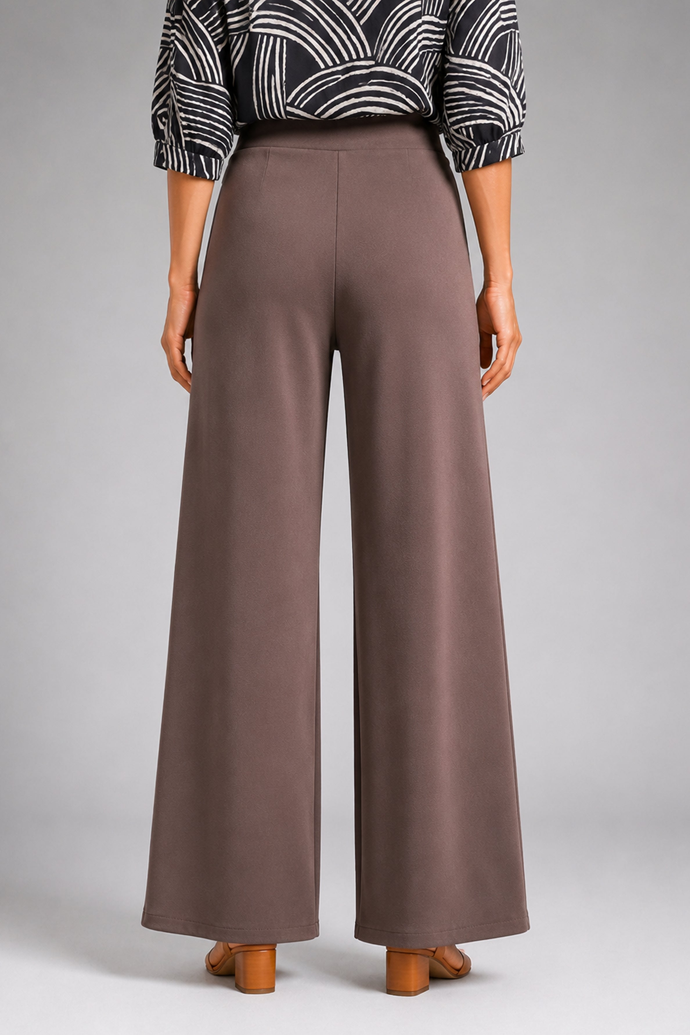 Envogue Forma Wide Leg Pant - Gray