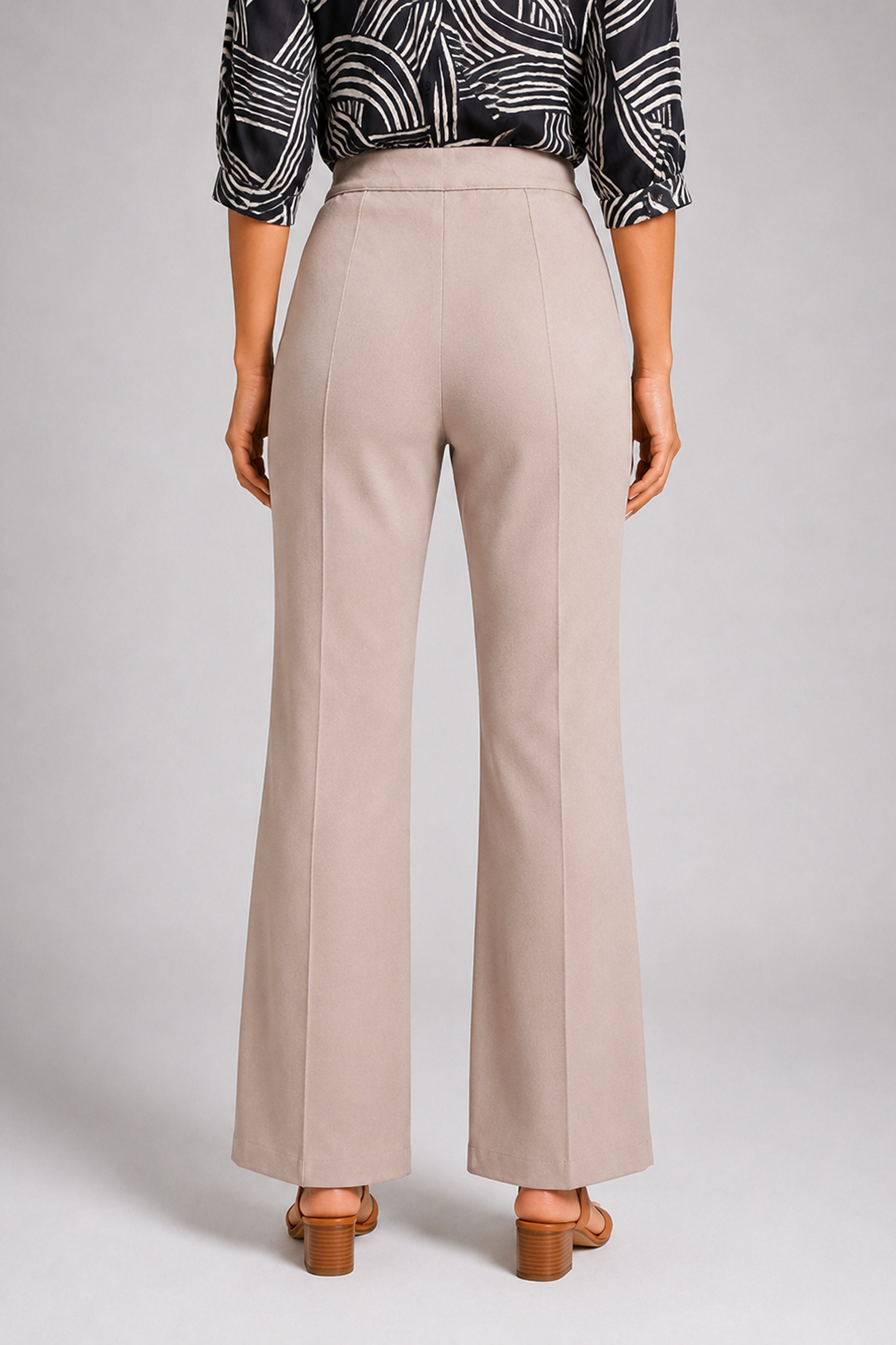 Envogue Forma Wide Leg Pant - Beige
