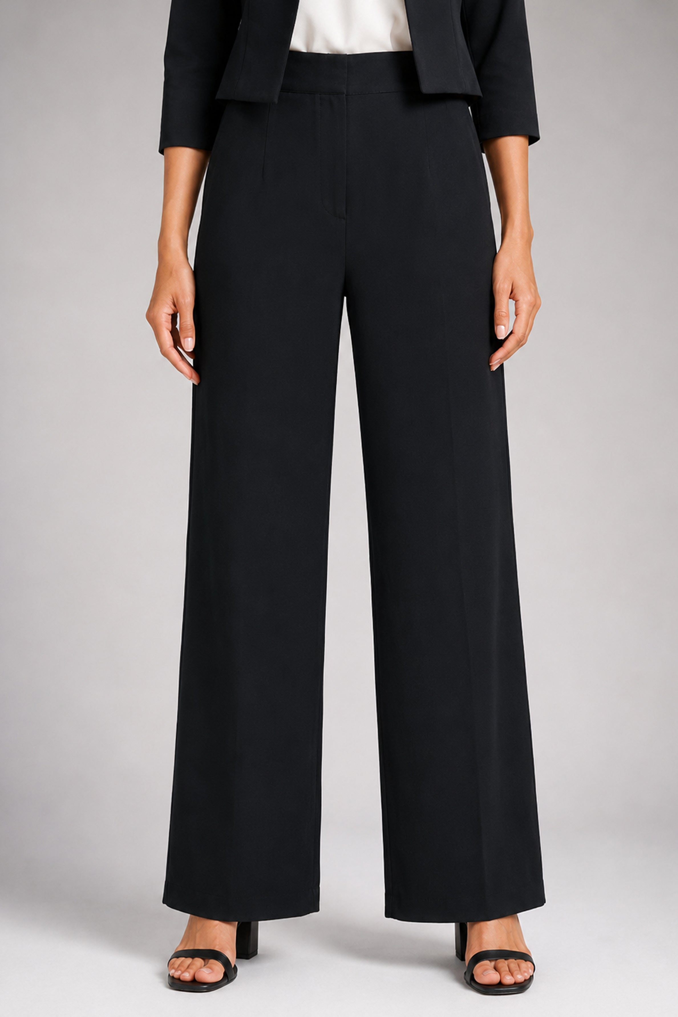 Envogue Forma Wide Leg Pant - Black