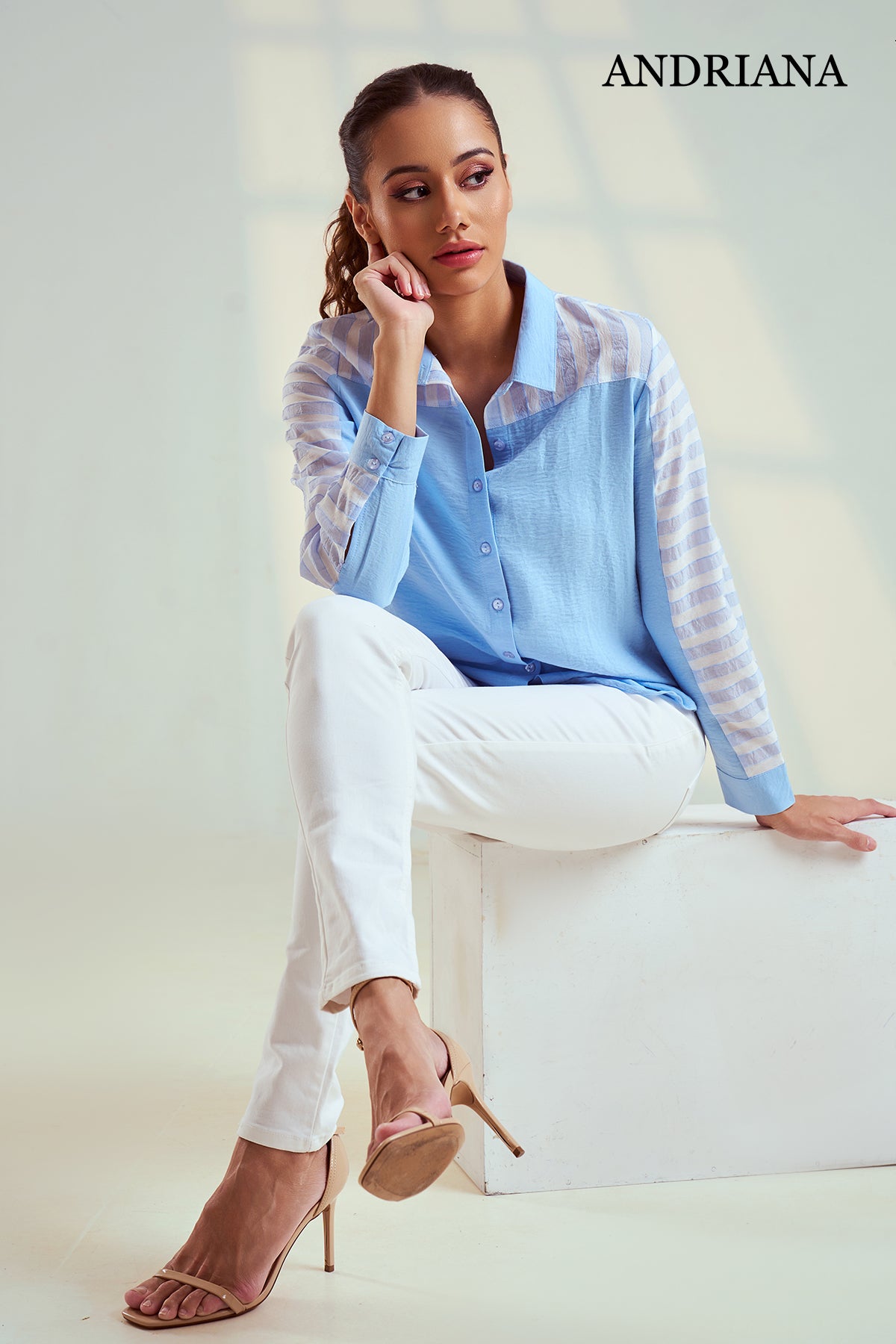 Andriana Women's Office Blouse