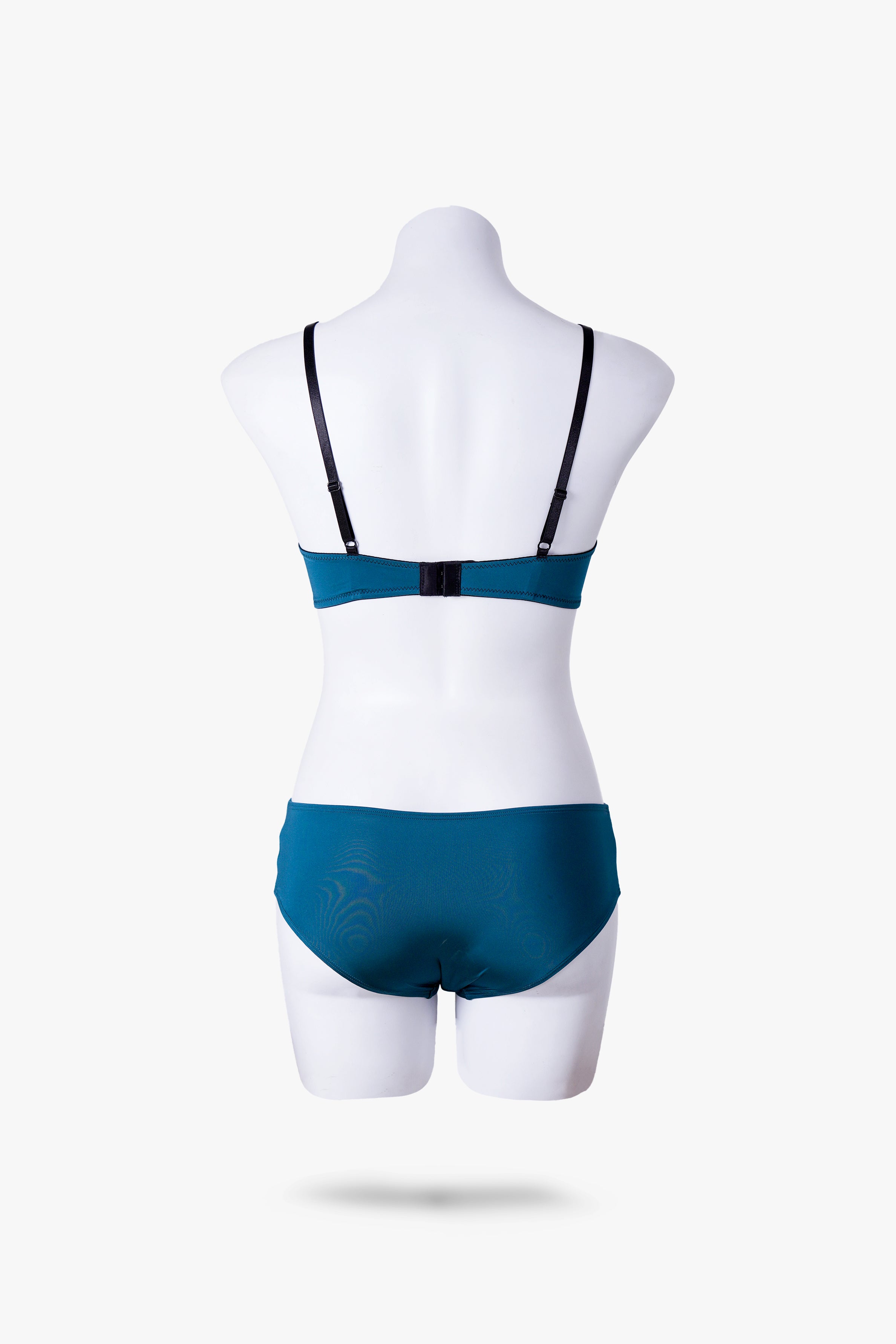 Envogue Teal Padded Plain Bra