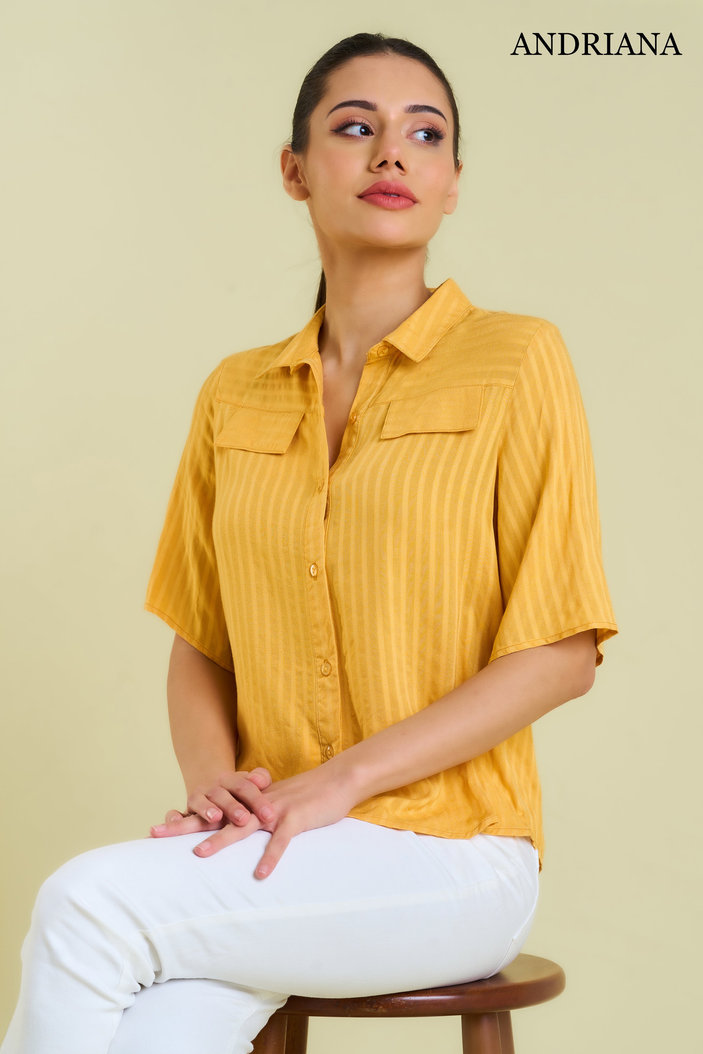 ANDRIANA Women's Formal Blouse