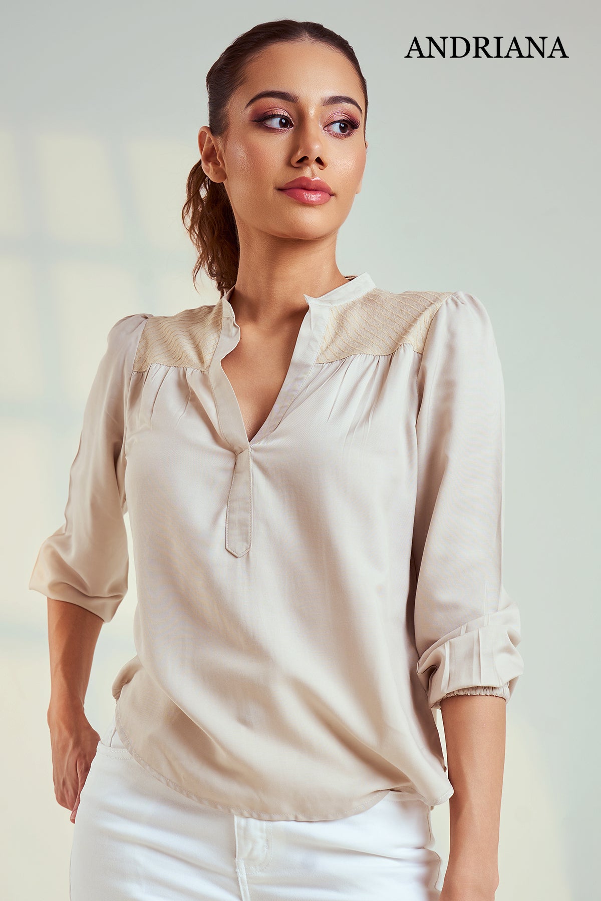 Andriana Women's Office Blouse