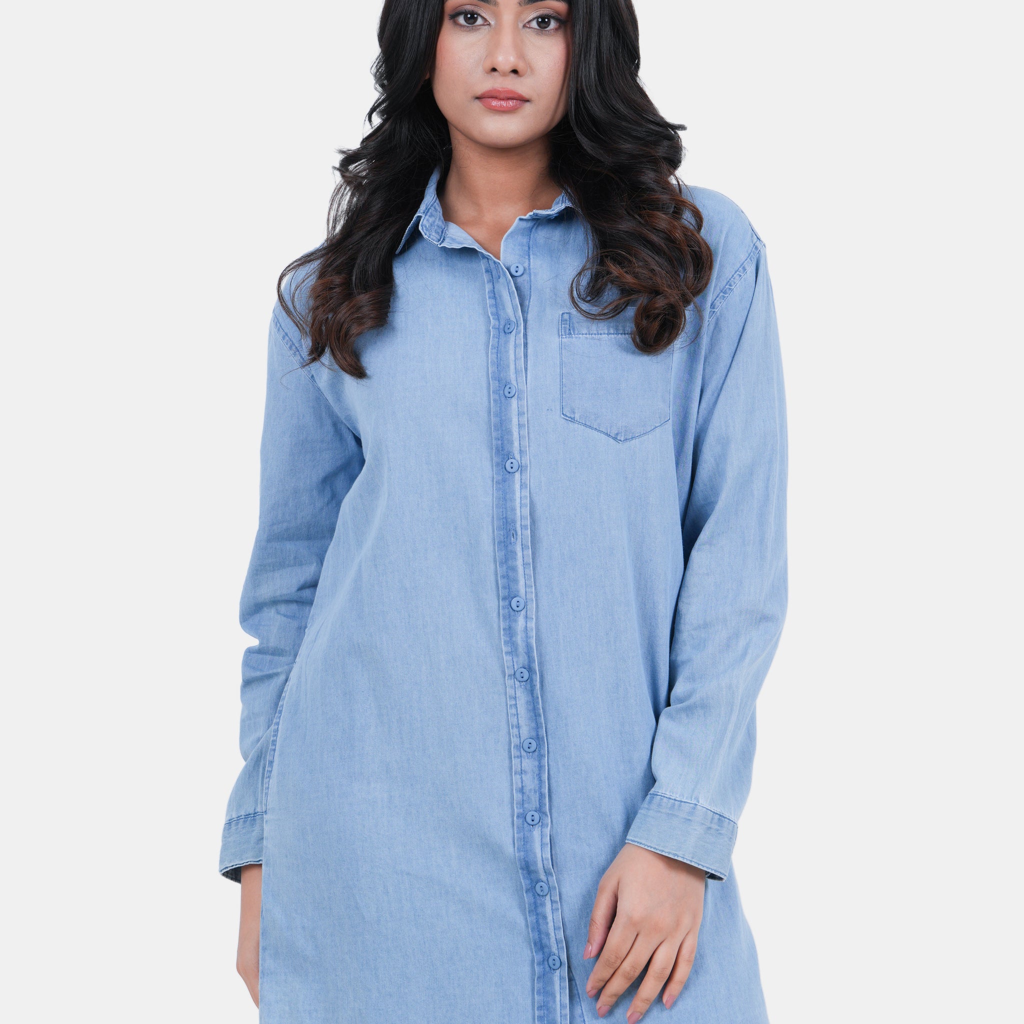 Modano Classic Denim Women's Blouse