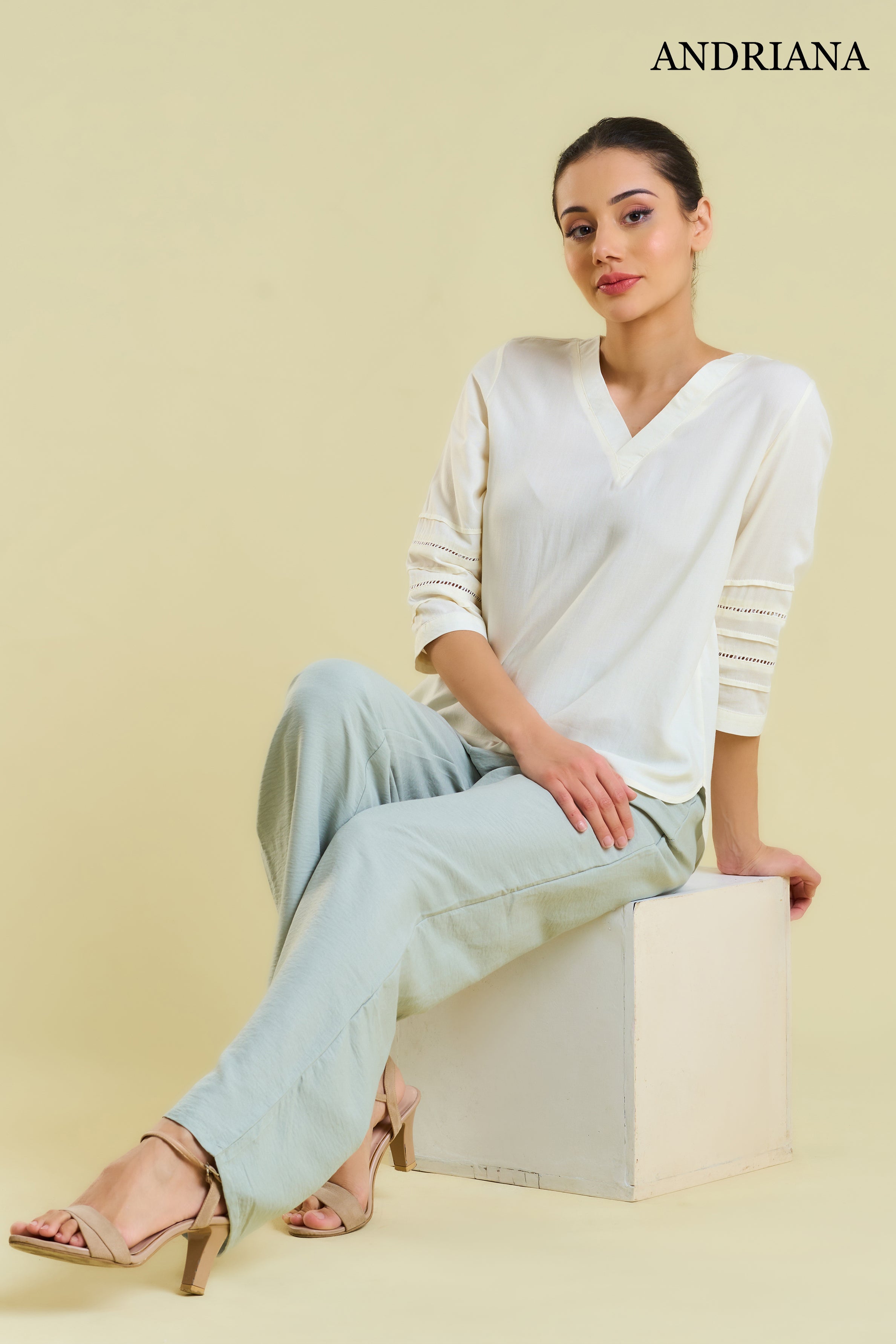 ANDRIANA Women's Formal Blouse