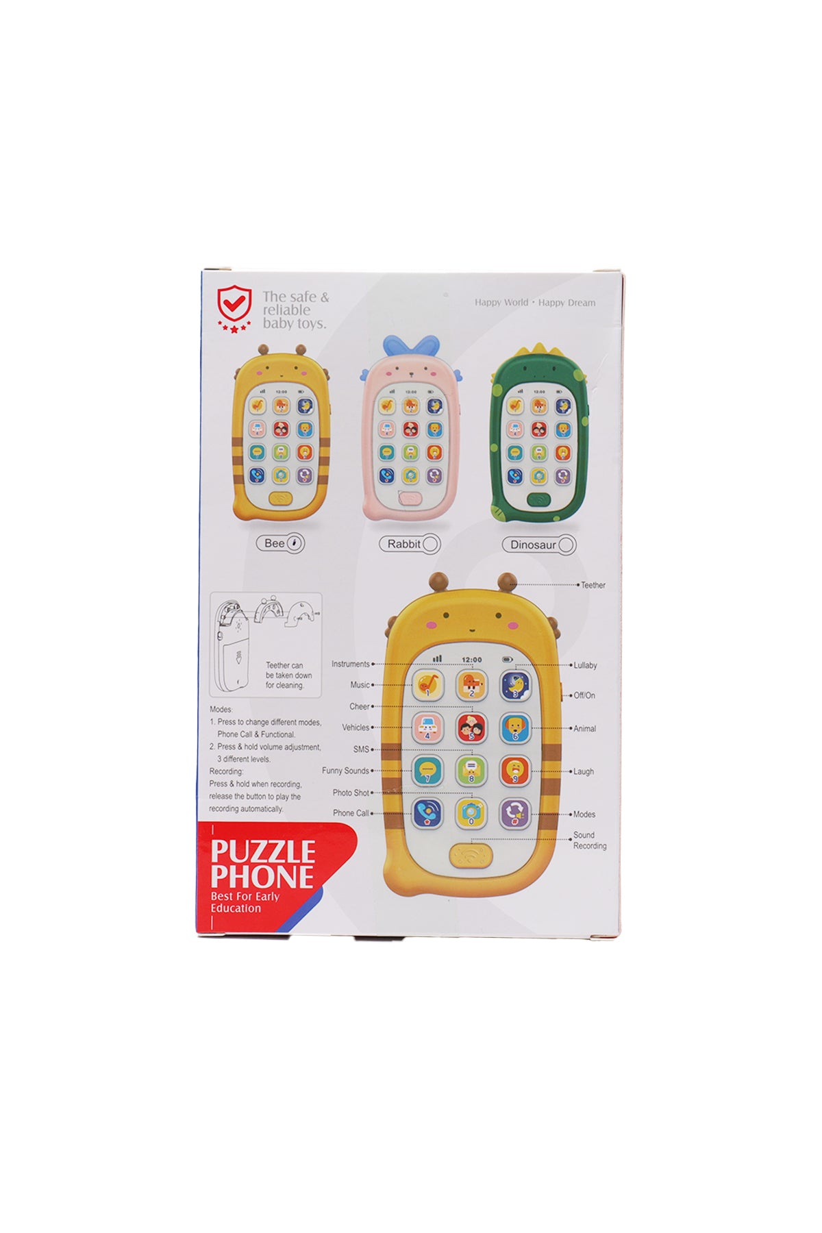 Huanger Baby Puzzle Mobile Phone