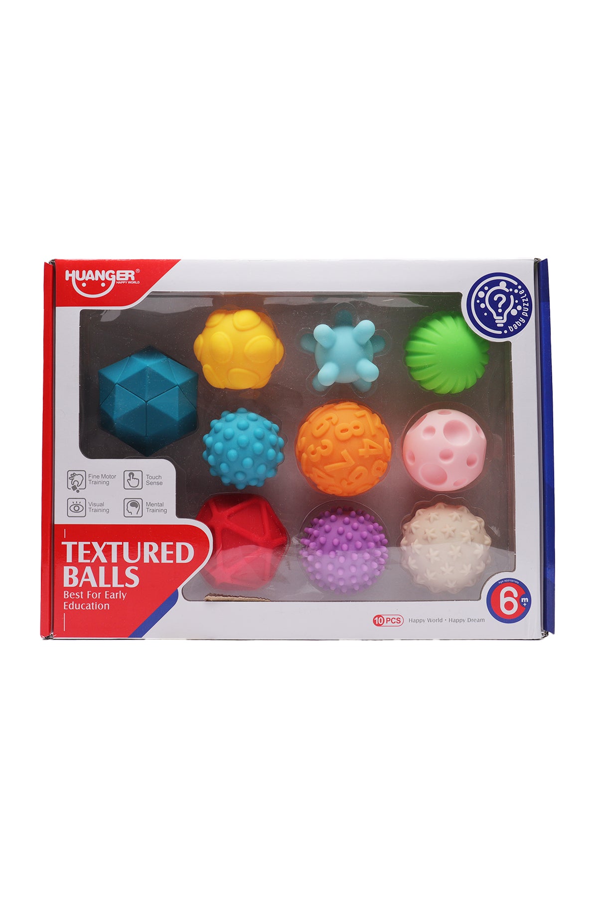 Huanger Baby Textured Soft Balls (10Pcs)