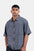 Hustle Men's Denim Shirt - Blue & Gray