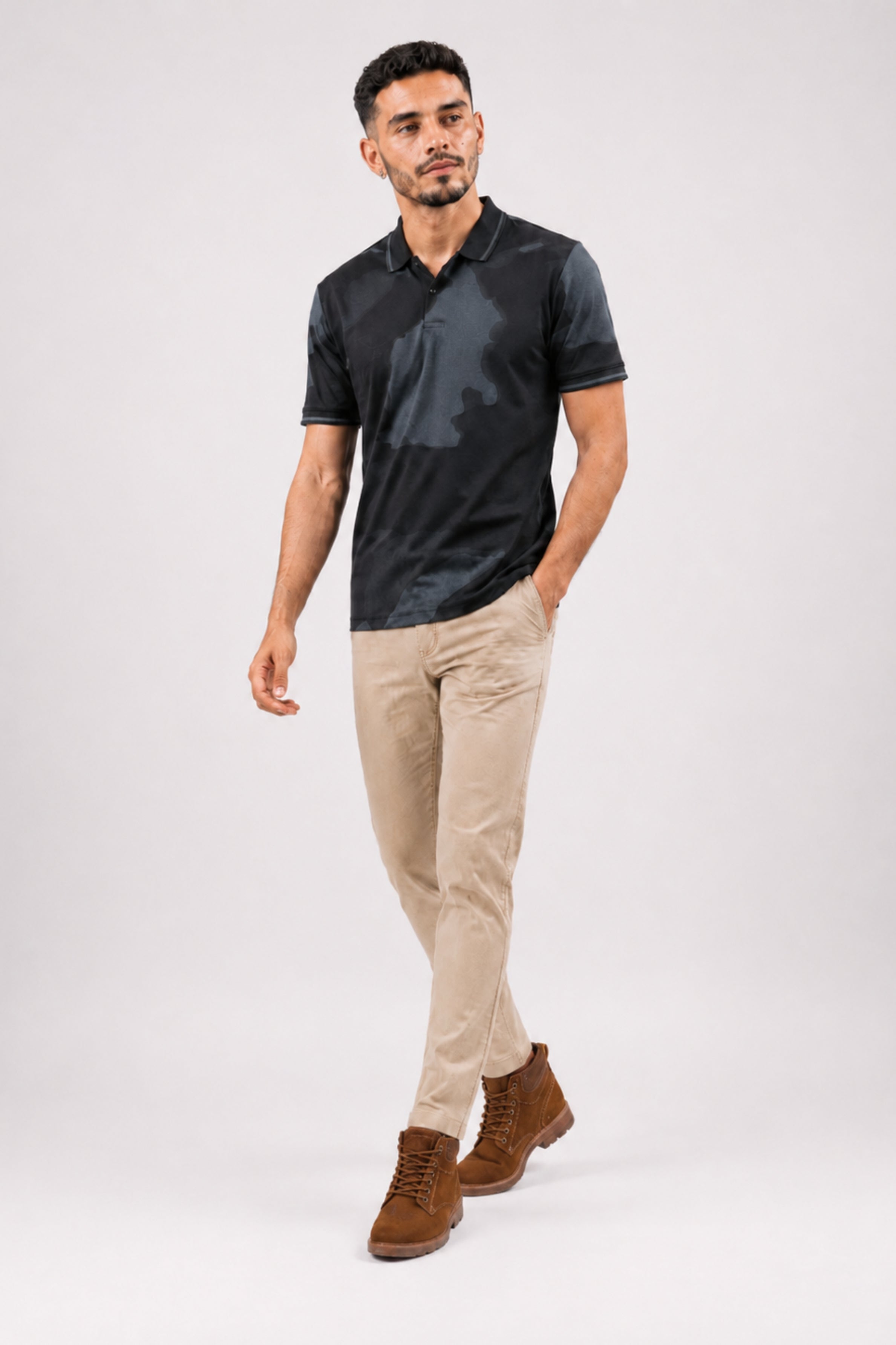KINGS STREET Men’s POLO Tees - Black