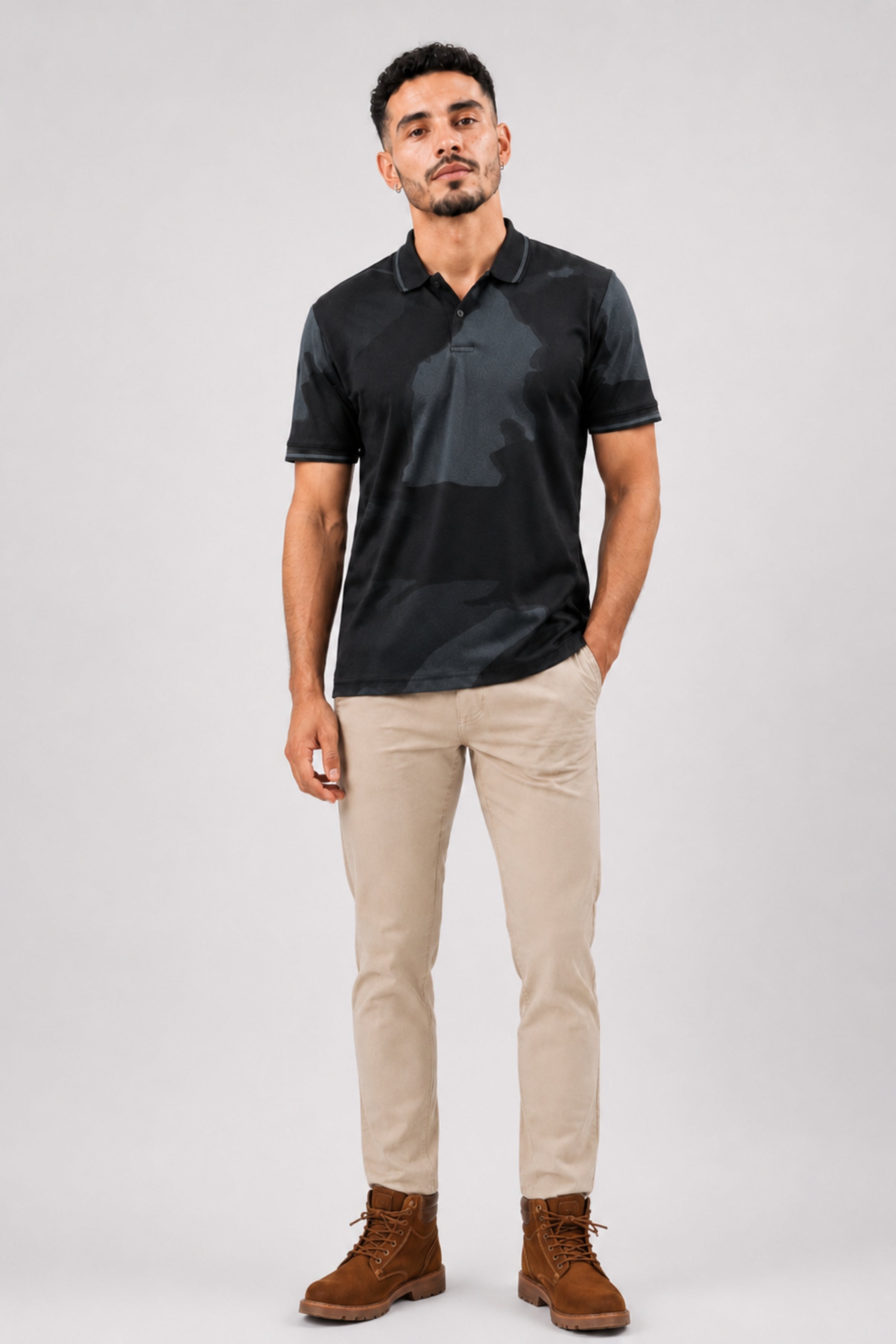 KINGS STREET Men’s POLO Tees - Black