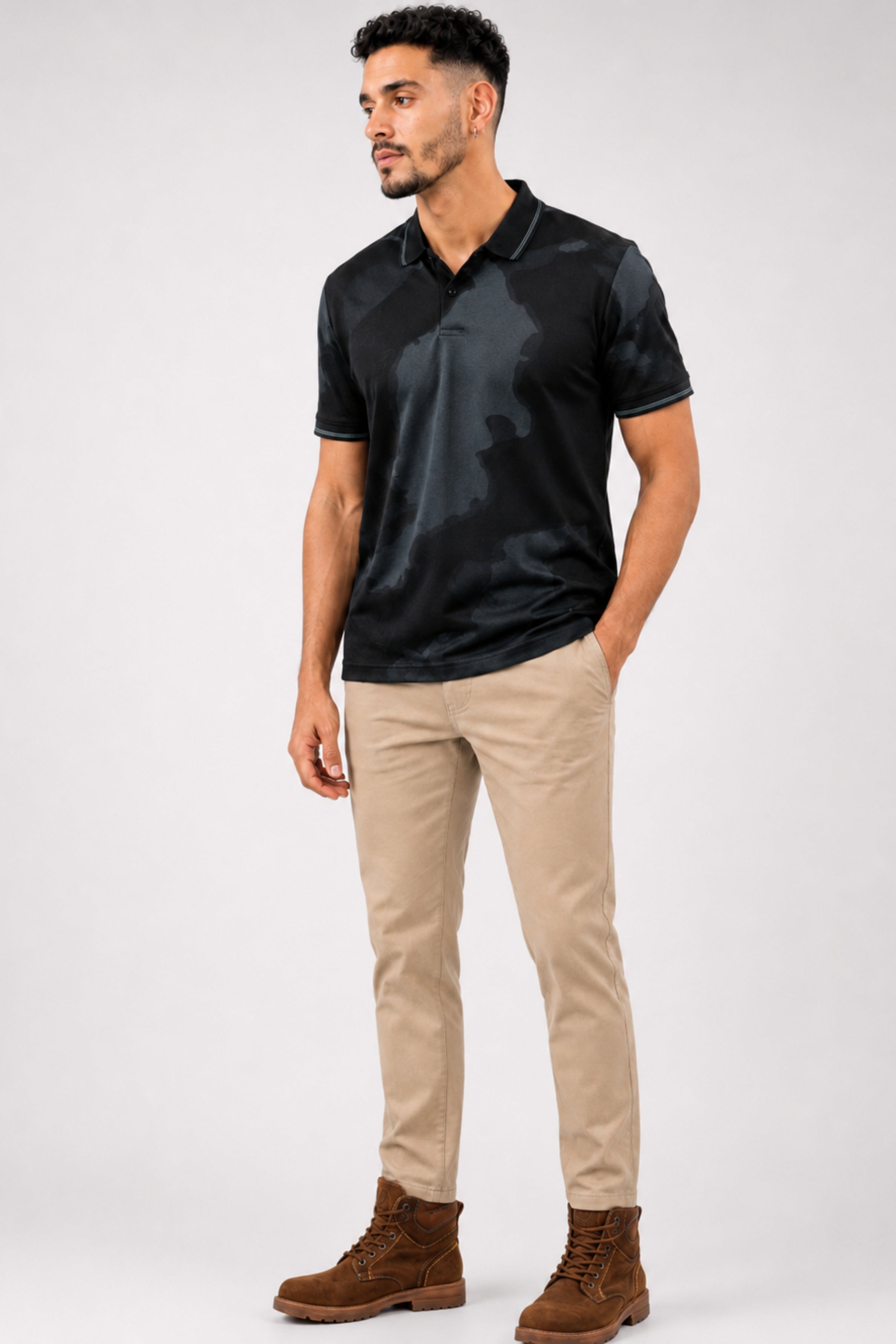 KINGS STREET Men’s POLO Tees - Black