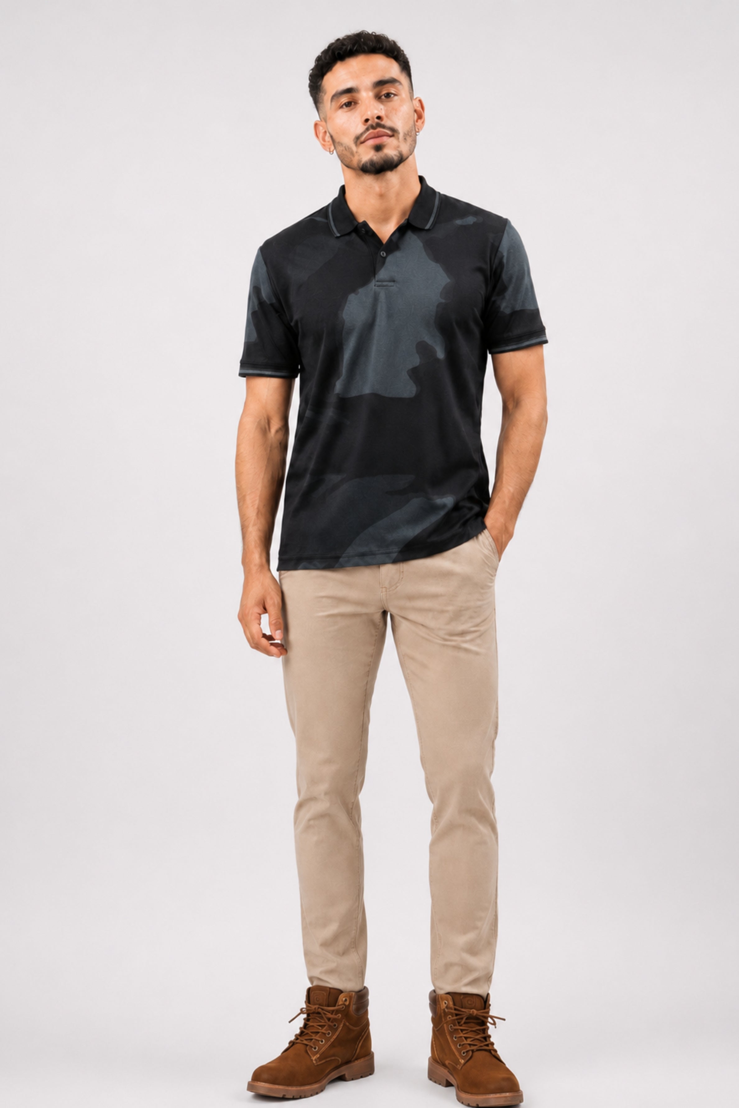 KINGS STREET Men’s POLO Tees - Black