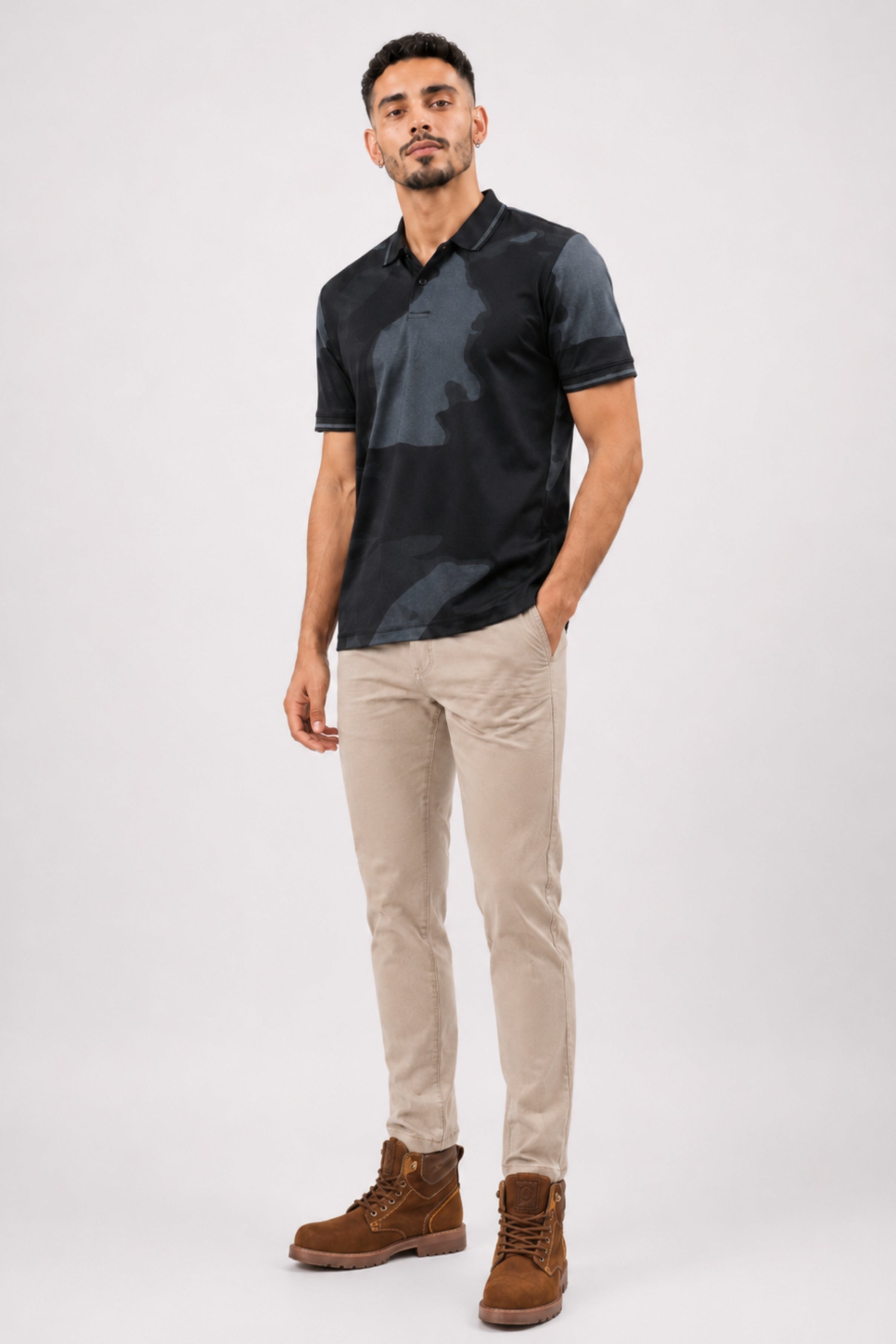 KINGS STREET Men’s POLO Tees - Black