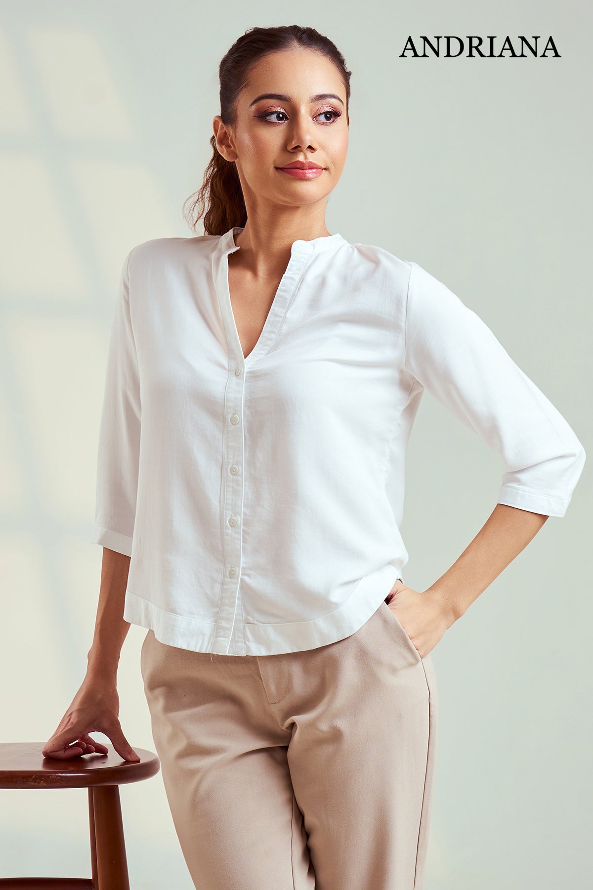 Andriana Women's Office Blouse