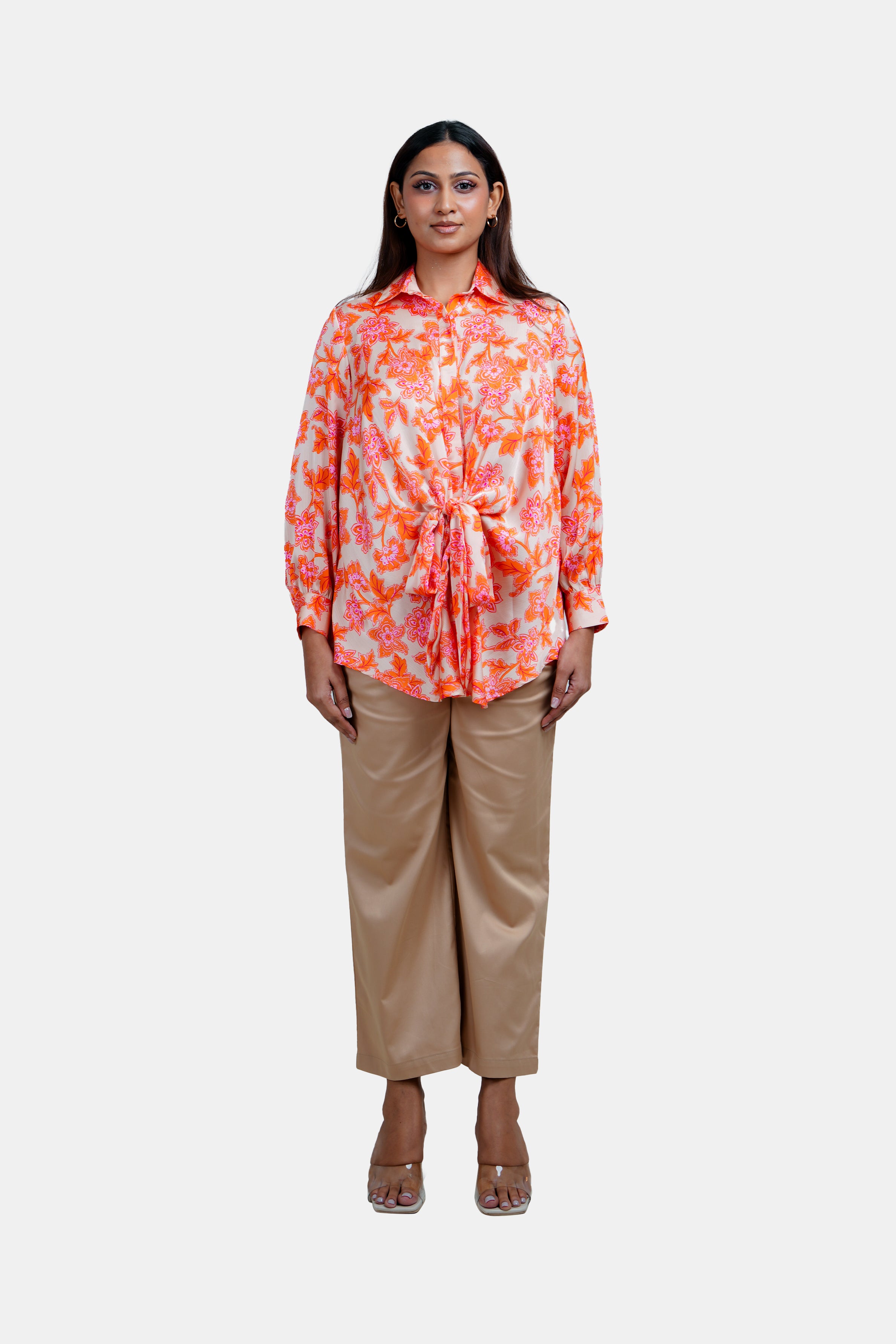 HADA Women's Printed Party Top
