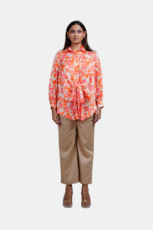 HADA Women's Printed Party Top