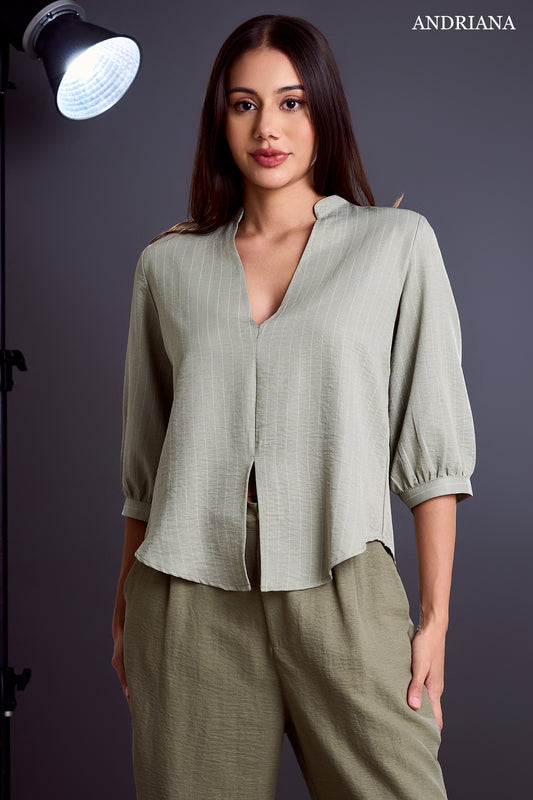 ANDRIANA Women's Formal Blouse