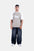 Hustle Men's Crew Neck T-Shirt - Light Green, Army Green & Gray