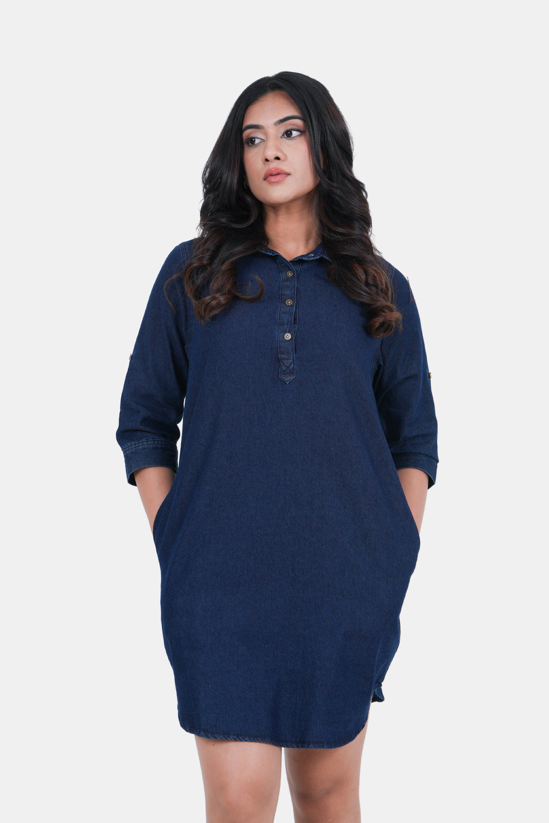 Modano Signature Style Women's Denim Dress