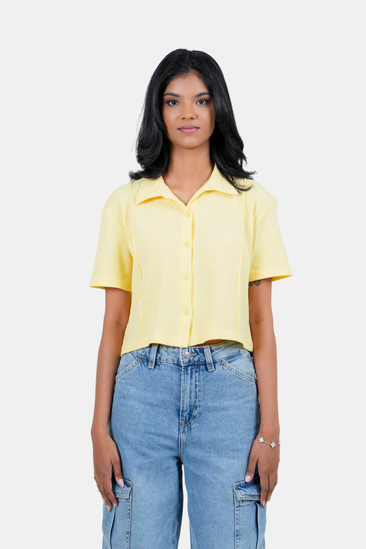 Modano Women's Crop Shirt - Casual Wear