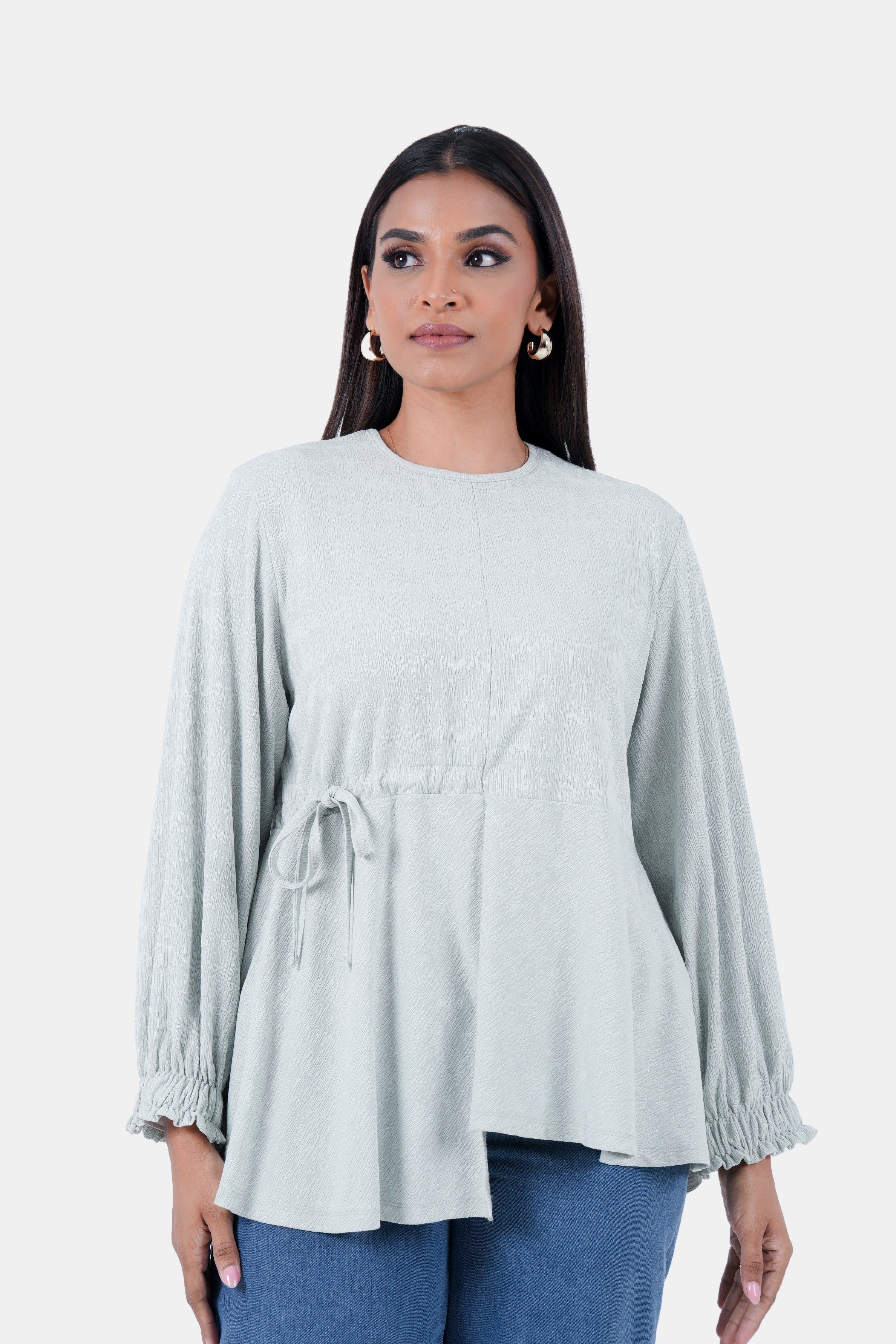 Hada SCENE Women's Luxe Street Long Sleeve Top