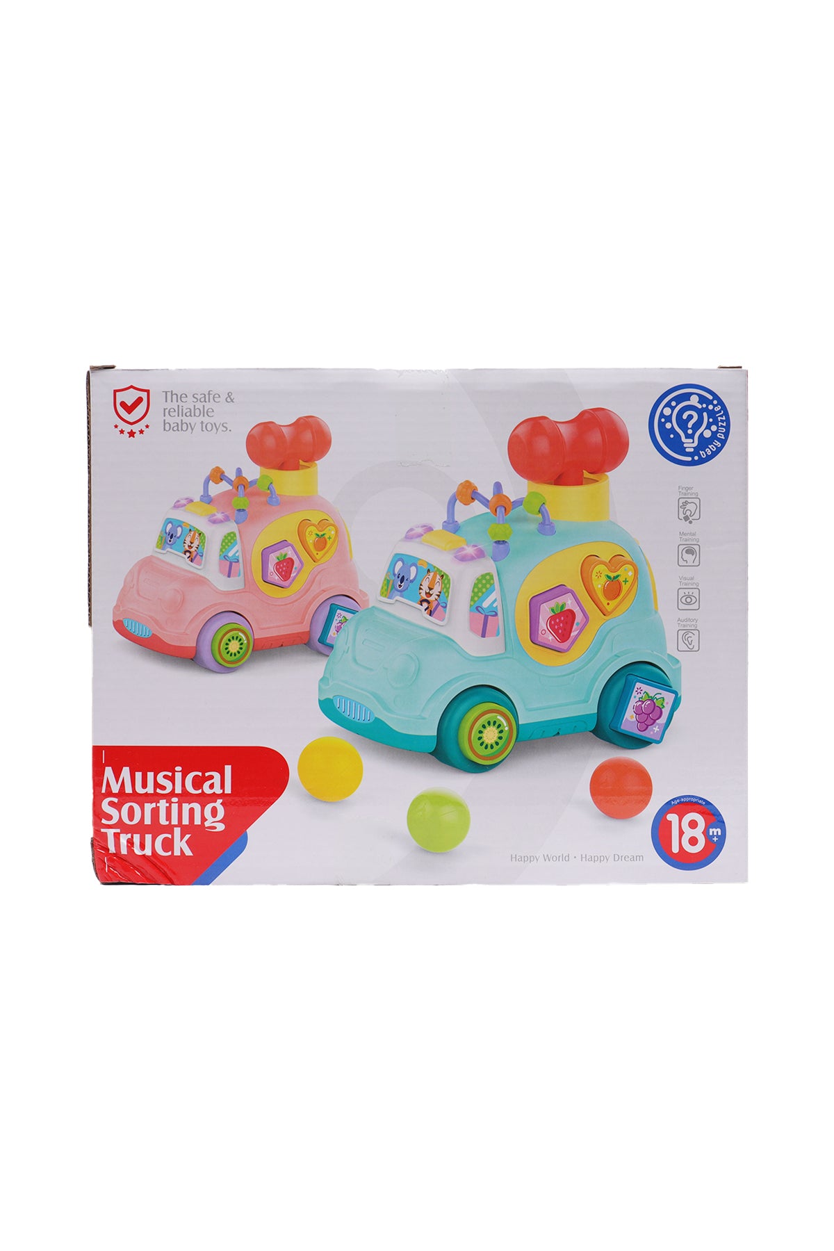 Huanger Baby Cartoon Block Car