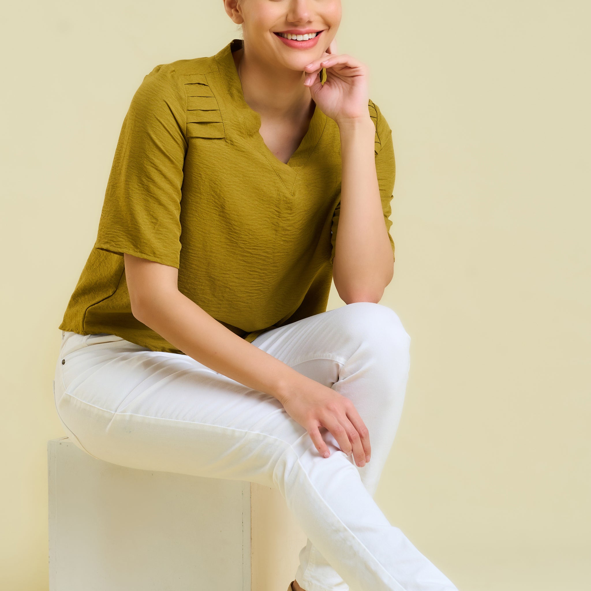 Andriana Ladies Office Blouse