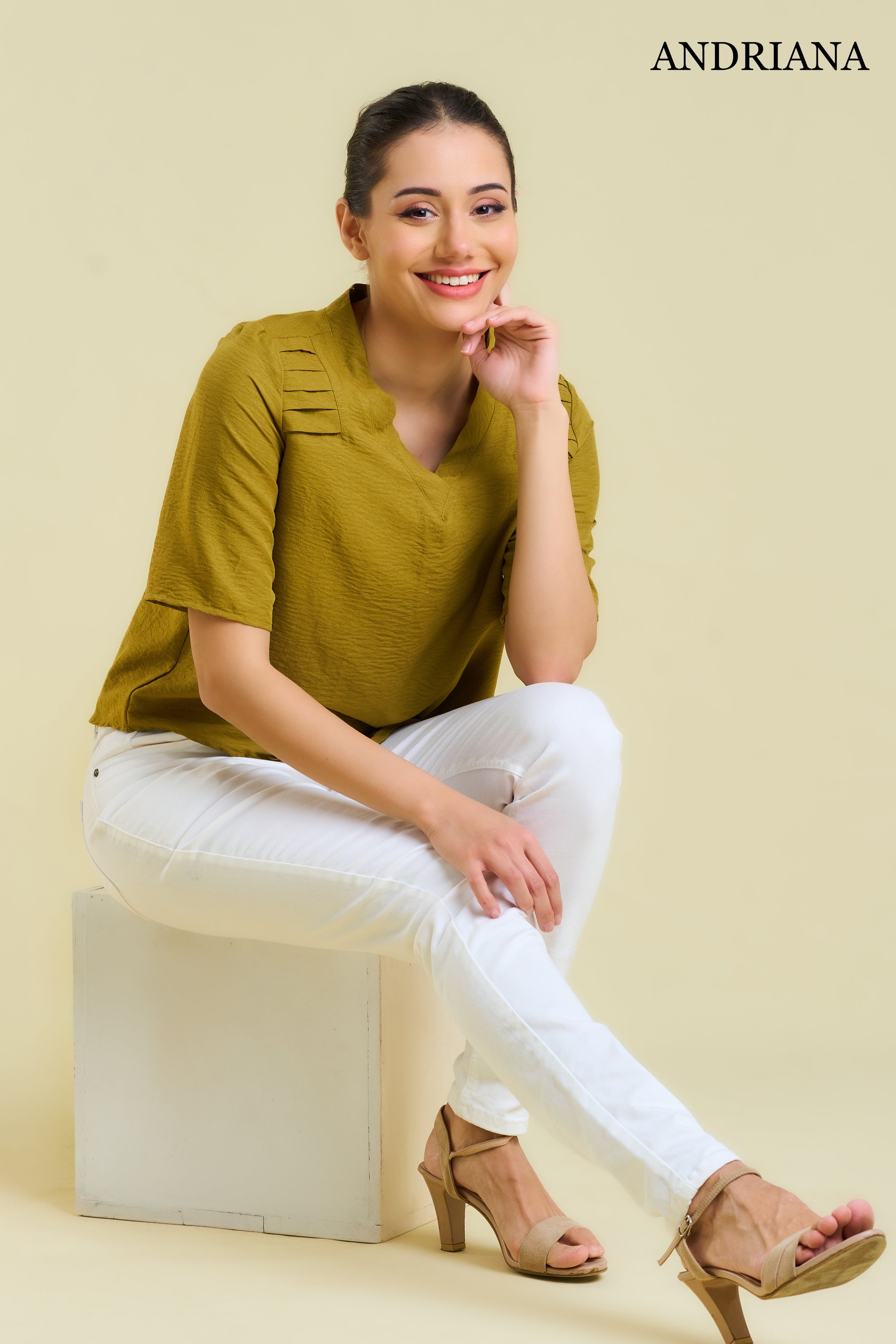 ANDRIANA Women's Formal Blouse