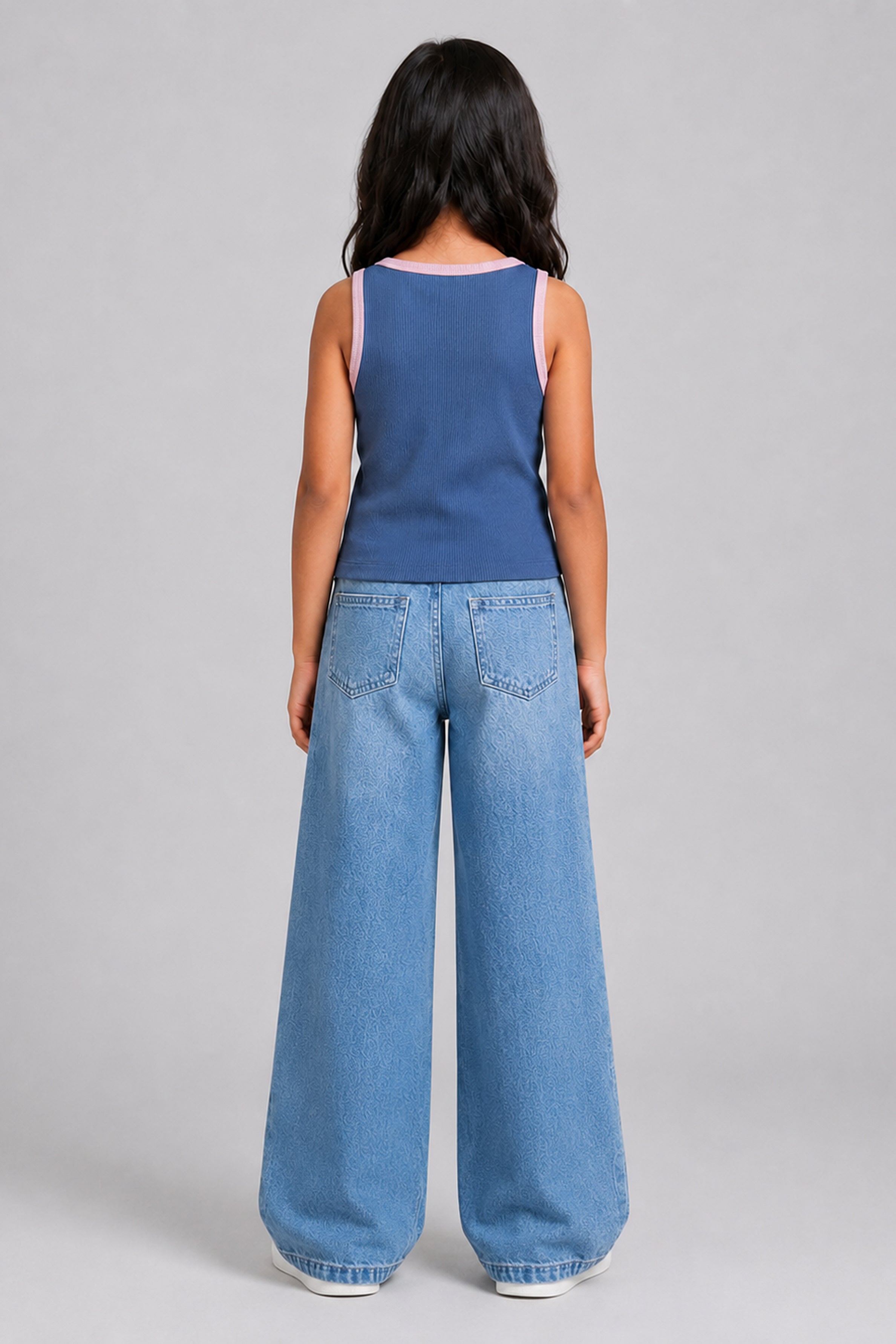 LITTLE MODANO Kids' Blue Top