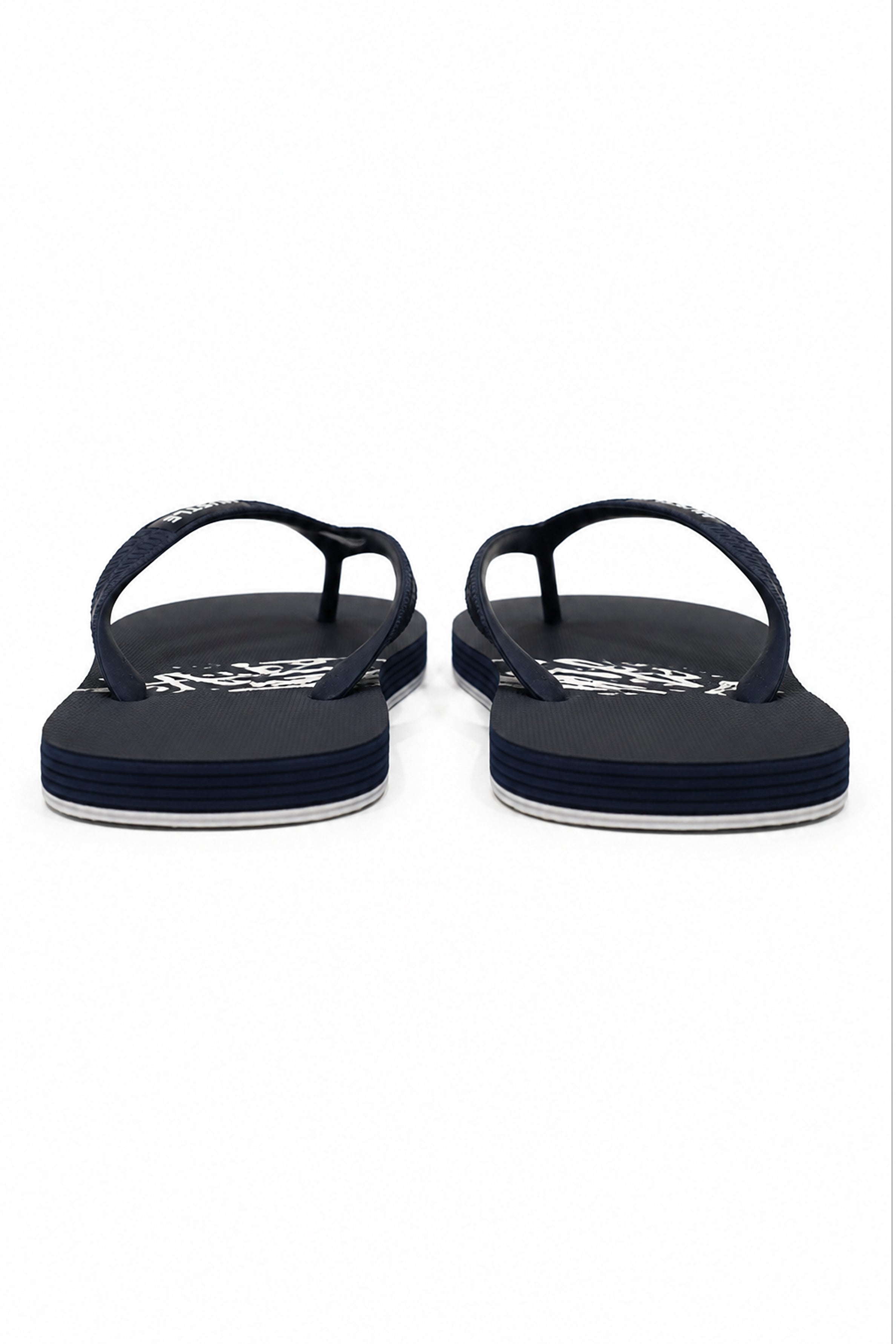 HUSTLE Men's Blue Flip Flops