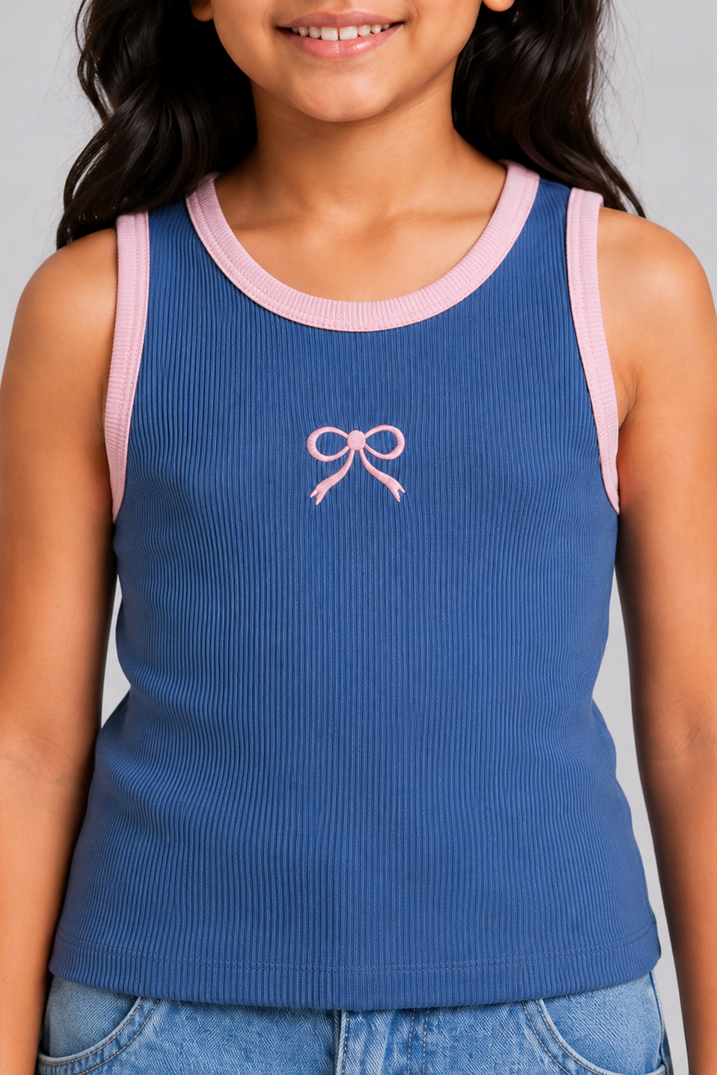 LITTLE MODANO Kids' Blue Top