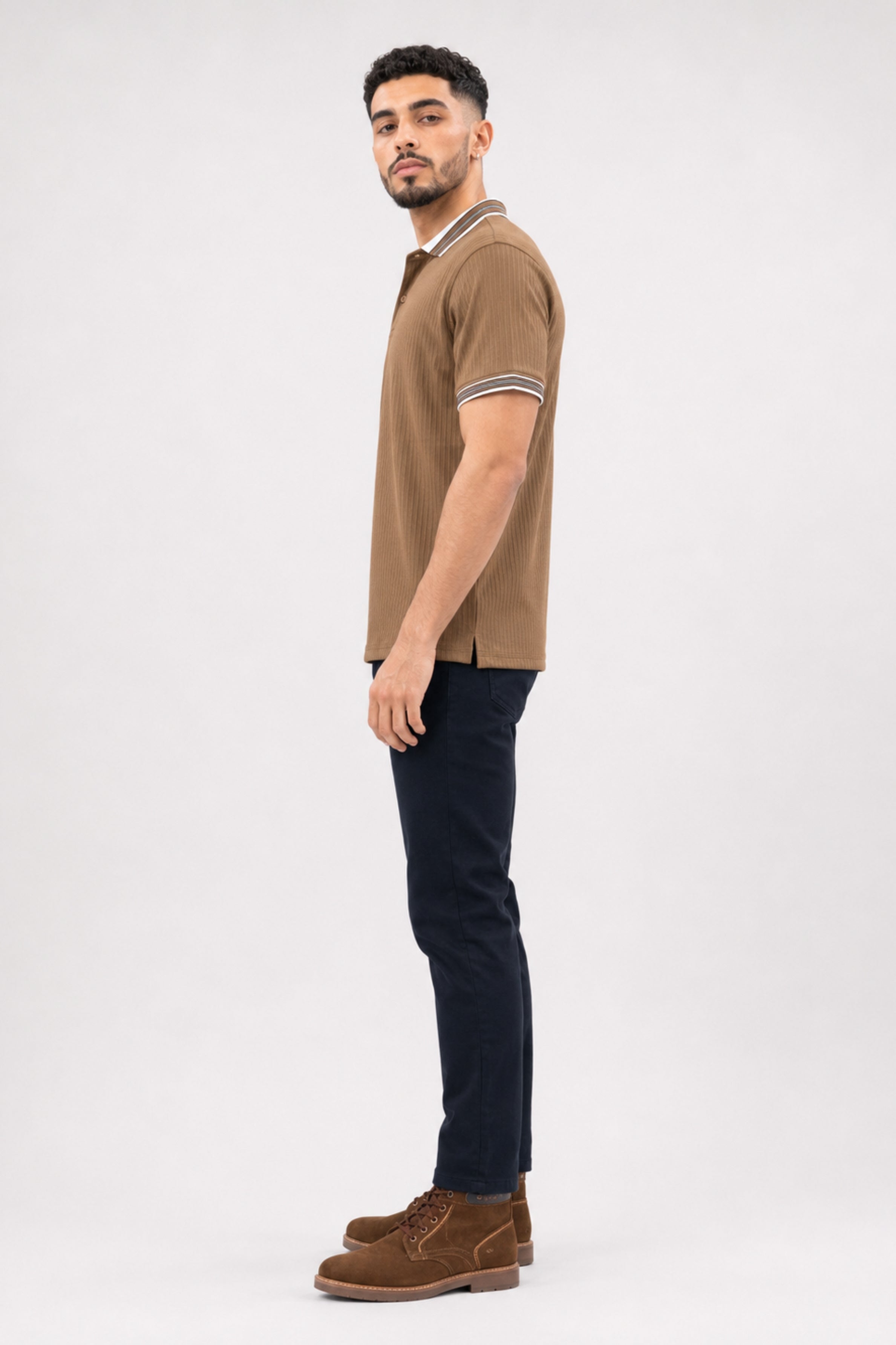 King Street Men’s POLO Tees - Khaki