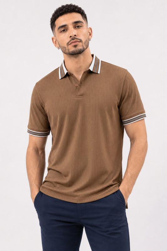 King Street Men’s POLO Tees - Khaki